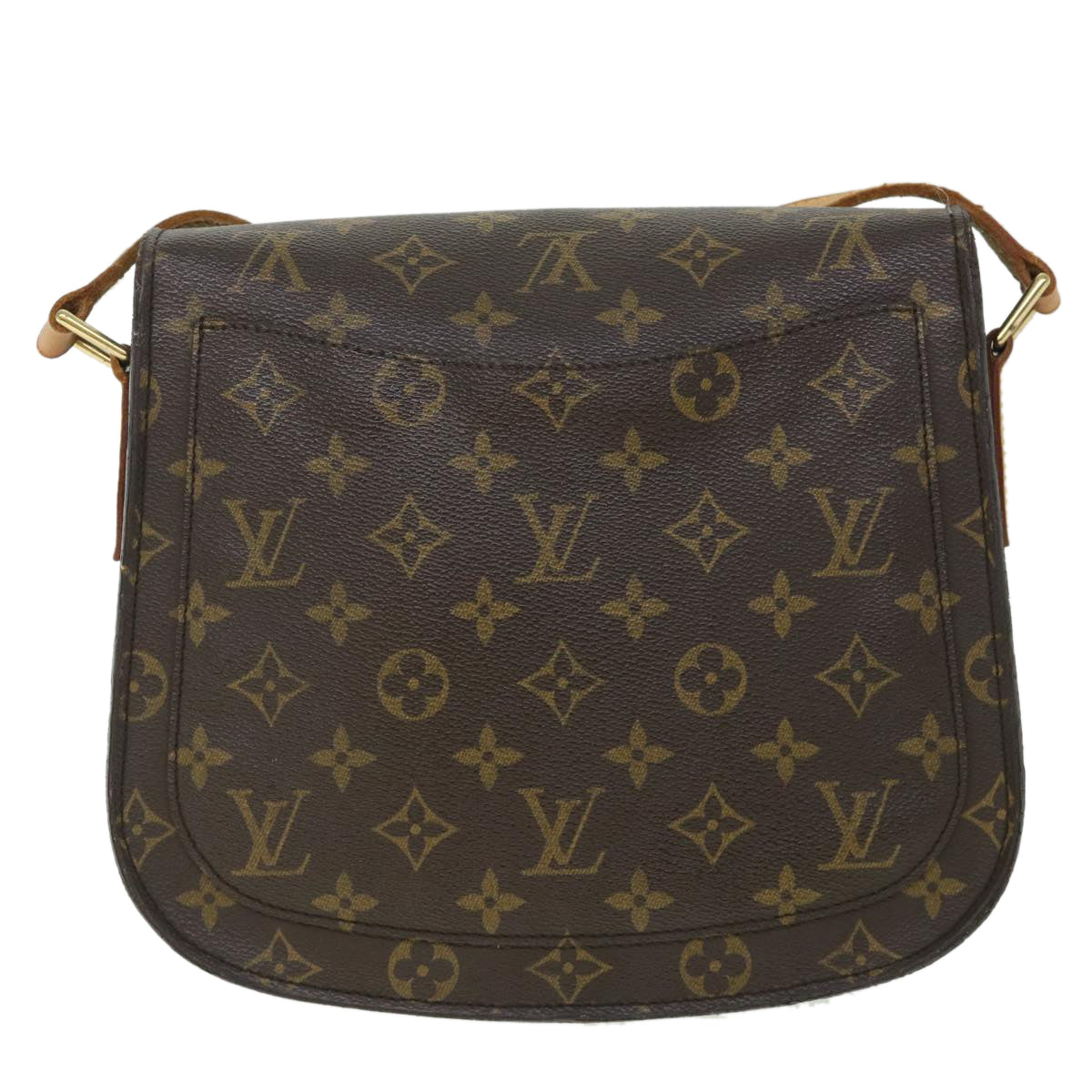 LOUIS VUITTON Monogram Saint Cloud GM Shoulder Bag M51242 LV Auth 54231