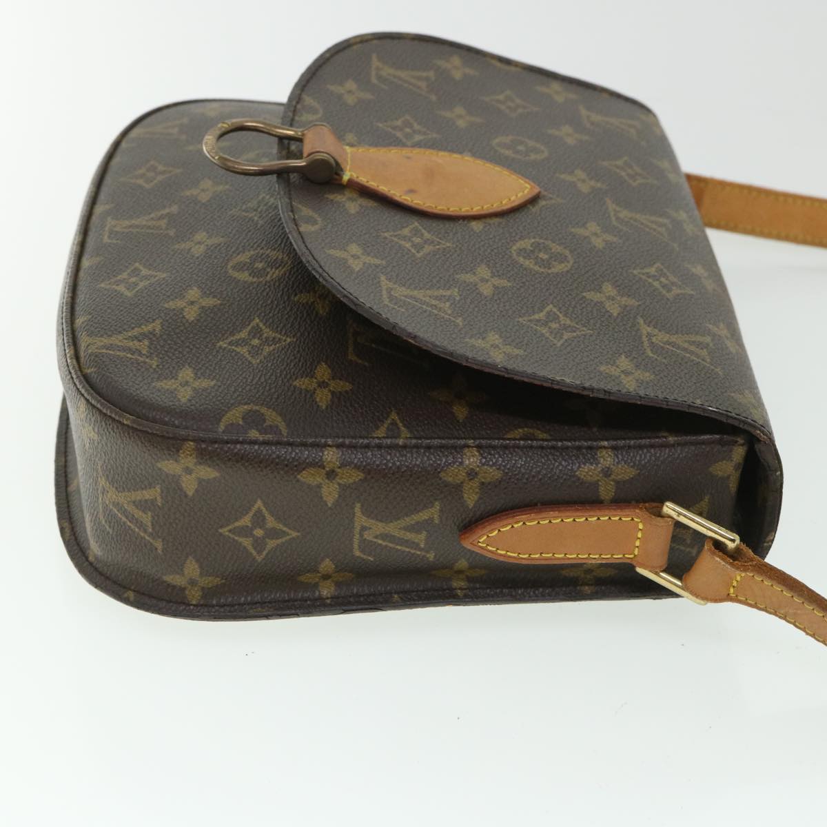 LOUIS VUITTON Monogram Saint Cloud GM Shoulder Bag M51242 LV Auth 54231