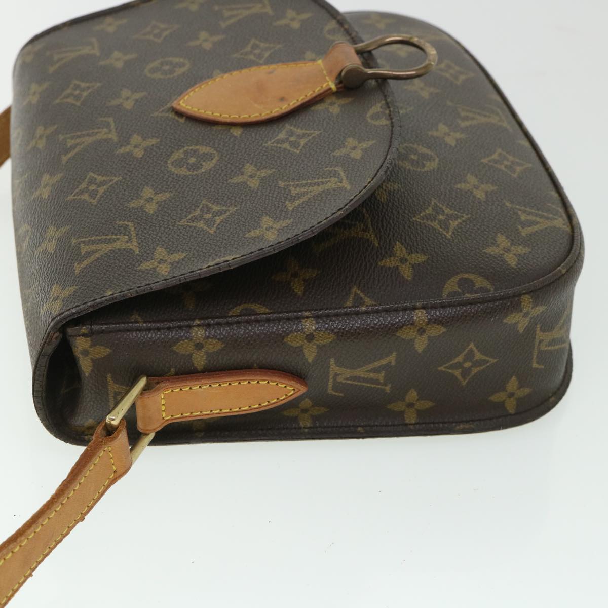 LOUIS VUITTON Monogram Saint Cloud GM Shoulder Bag M51242 LV Auth 54231