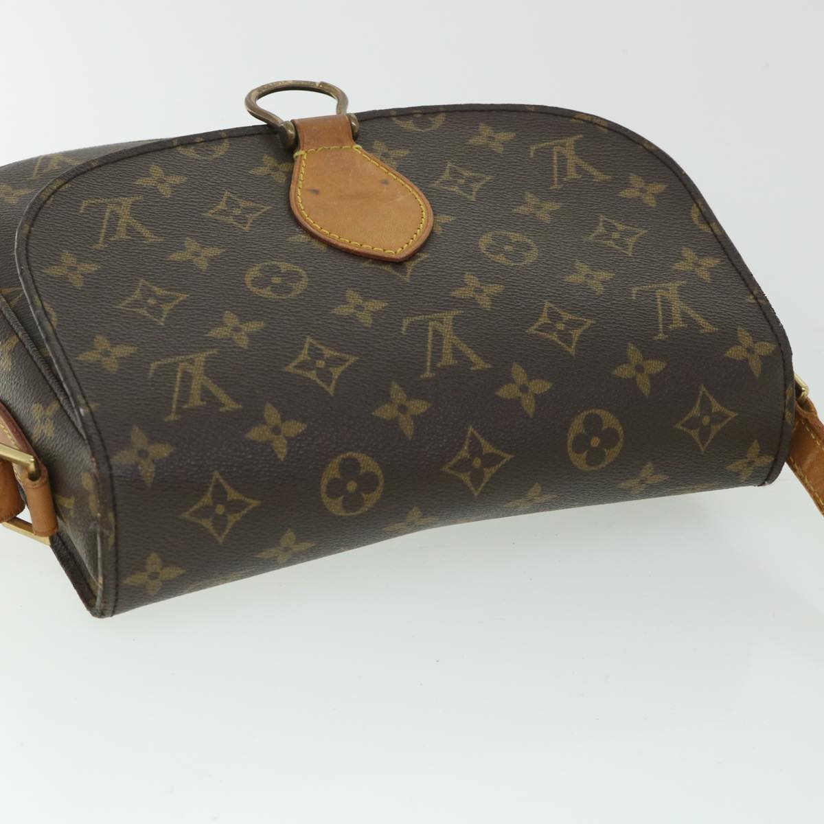 LOUIS VUITTON Monogram Saint Cloud GM Shoulder Bag M51242 LV Auth 54231