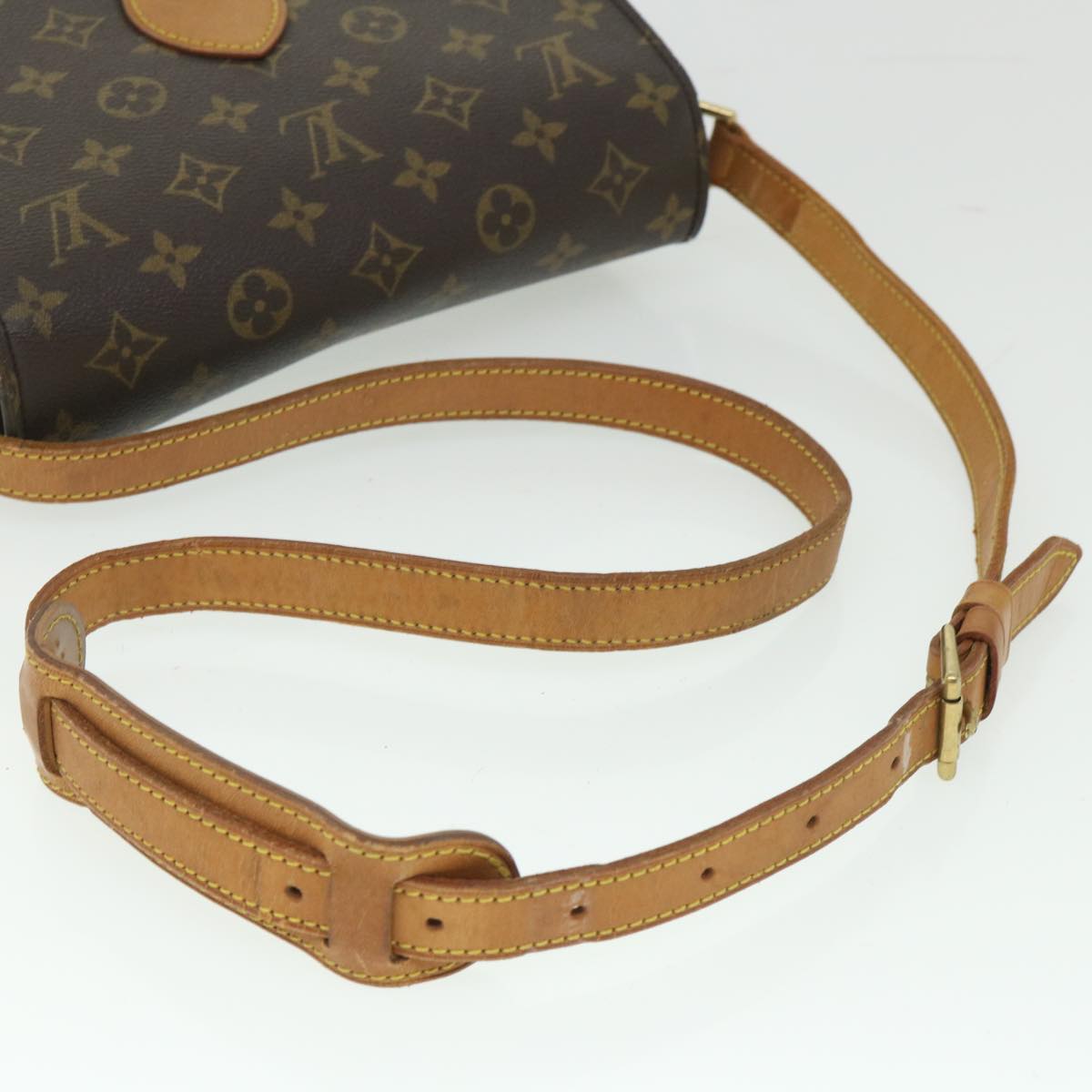 LOUIS VUITTON Monogram Saint Cloud GM Shoulder Bag M51242 LV Auth 54231