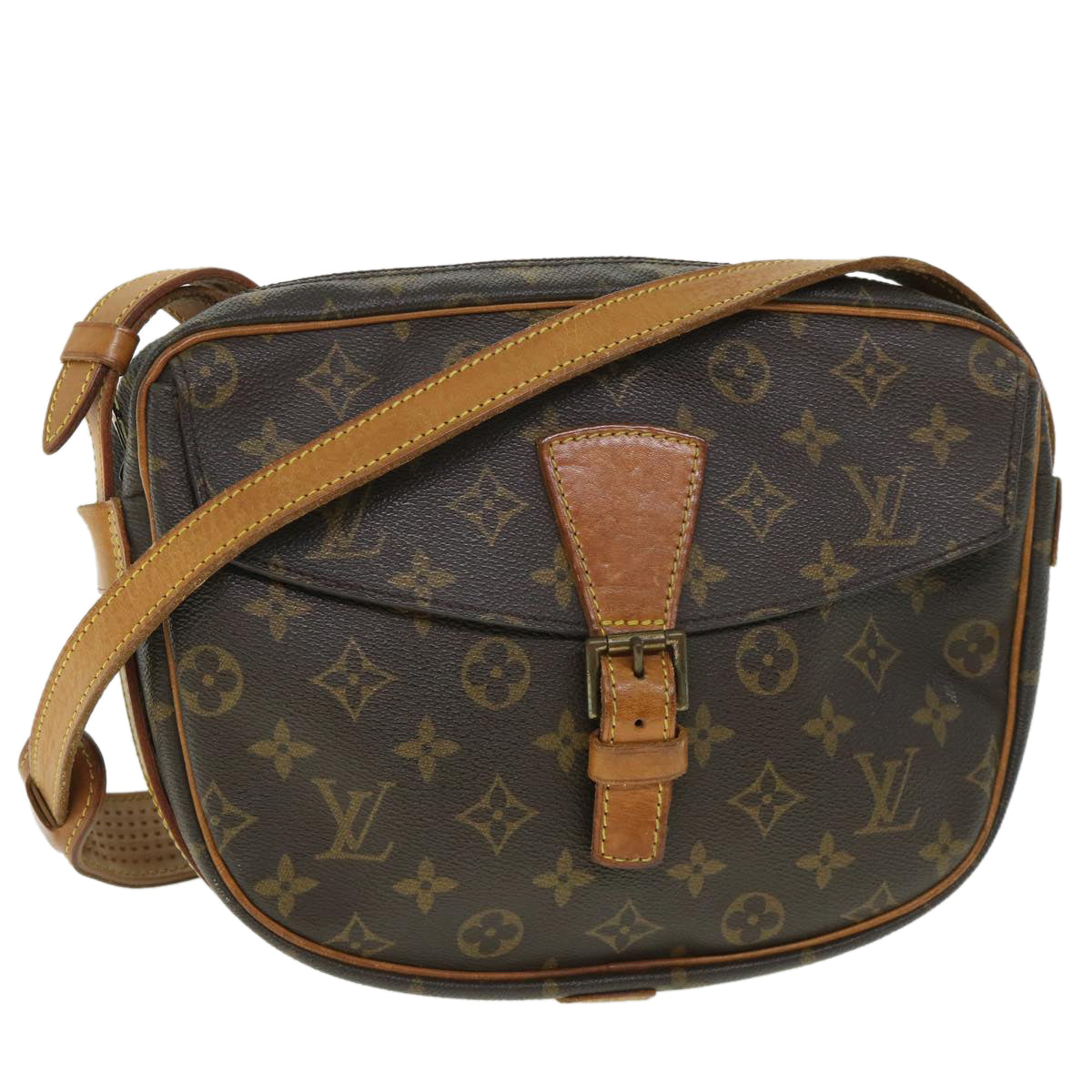 LOUIS VUITTON Monogram Jeune Fille GM Shoulder Bag M51225 LV Auth 54237