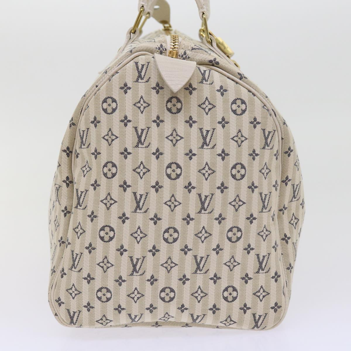 LOUIS VUITTON Monogram Mini Lin Croisette Speedy 30 Hand Bag M95500 Auth 54255A