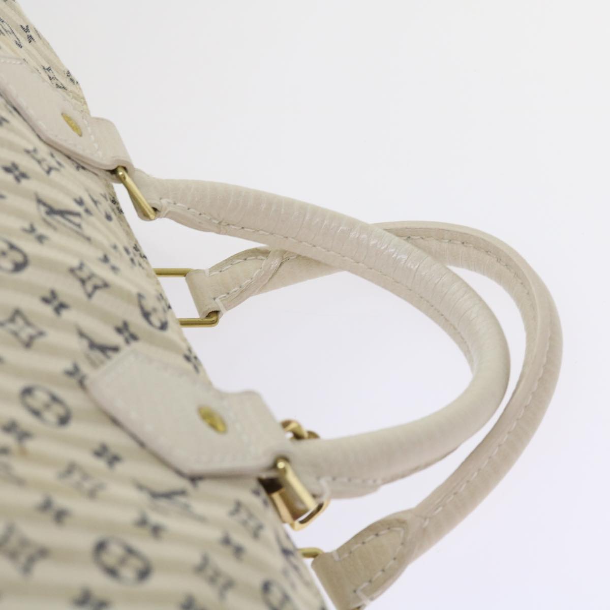 LOUIS VUITTON Monogram Mini Lin Croisette Speedy 30 Hand Bag M95500 Auth 54255A