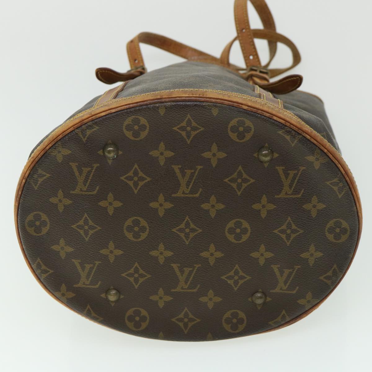 LOUIS VUITTON Monogram Bucket GM Shoulder Bag Vintage M42236 LV Auth 54283