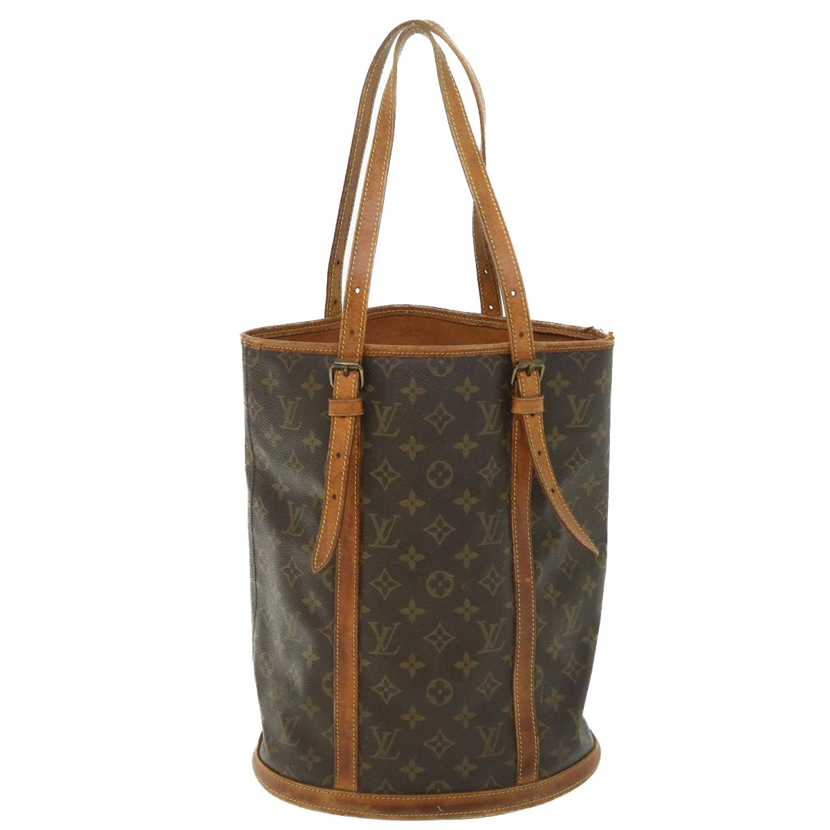 LOUIS VUITTON Monogram Bucket GM Shoulder Bag Vintage M42236 LV Auth 54283