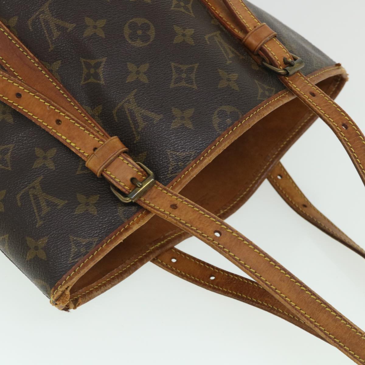 LOUIS VUITTON Monogram Bucket GM Shoulder Bag Vintage M42236 LV Auth 54283