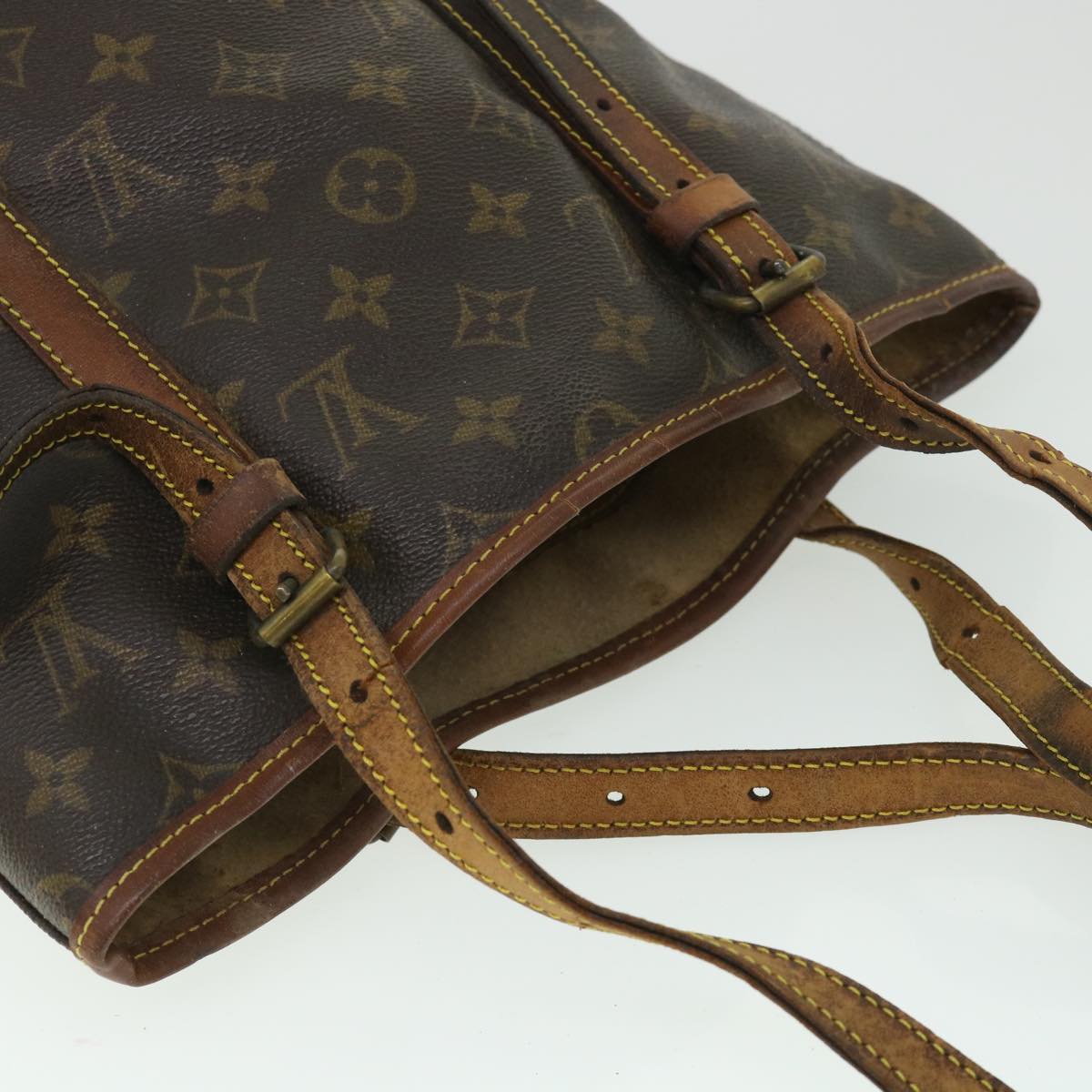 LOUIS VUITTON Monogram Bucket GM Shoulder Bag Vintage M42236 LV Auth 54284