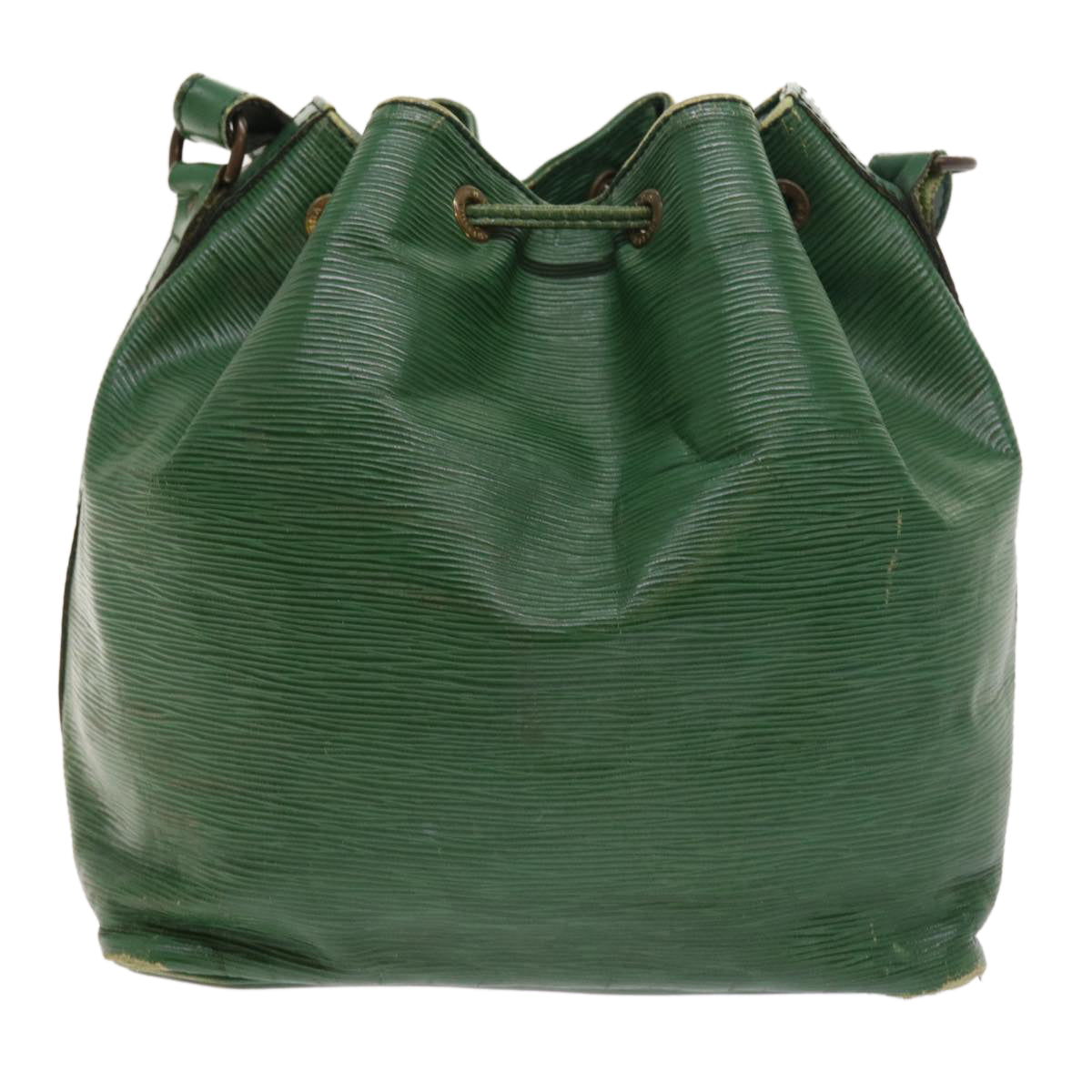 LOUIS VUITTON Epi Petit Noe Shoulder Bag Green M44104 LV Auth 54293