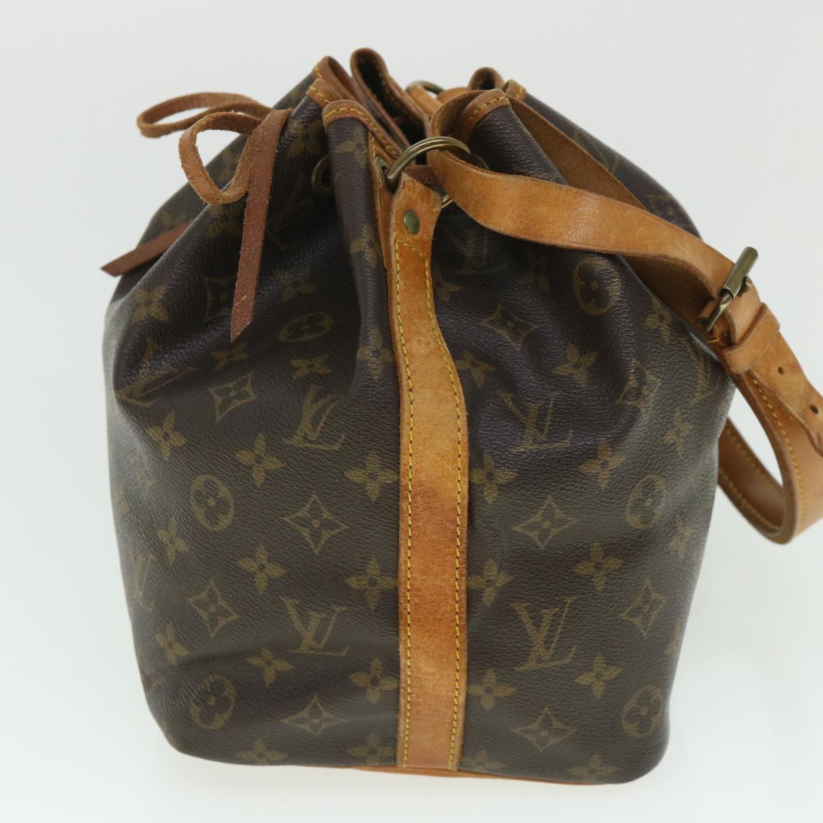 LOUIS VUITTON Monogram Petit Noe Shoulder Bag M42226 LV Auth 54317