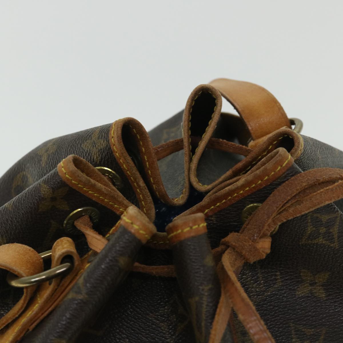 LOUIS VUITTON Monogram Petit Noe Shoulder Bag M42226 LV Auth 54317