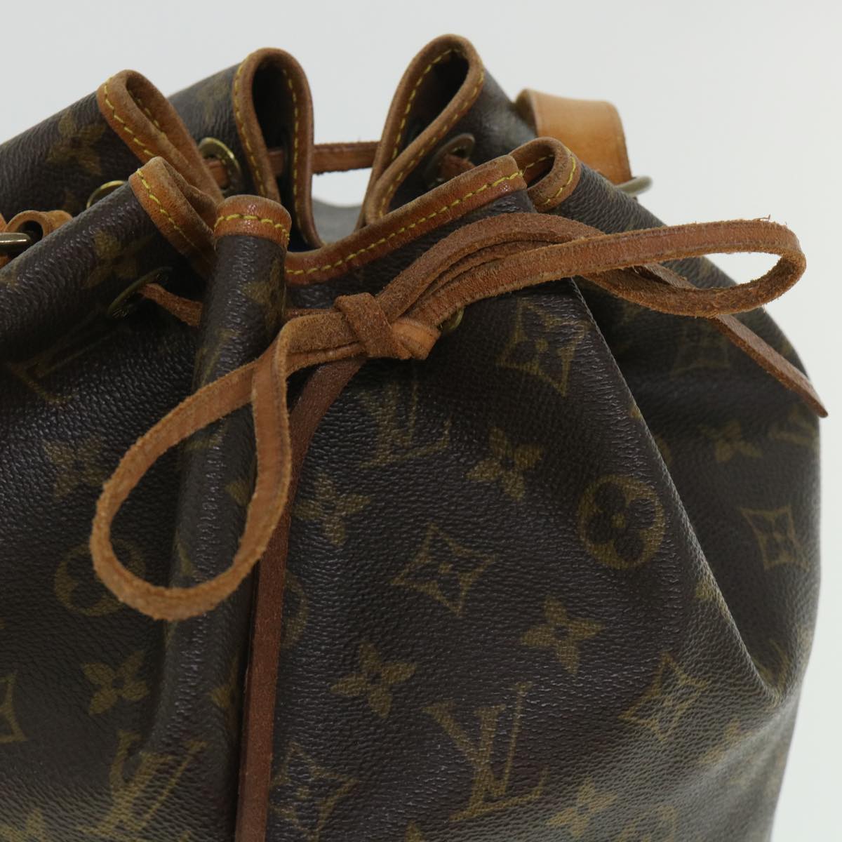 LOUIS VUITTON Monogram Petit Noe Shoulder Bag M42226 LV Auth 54317