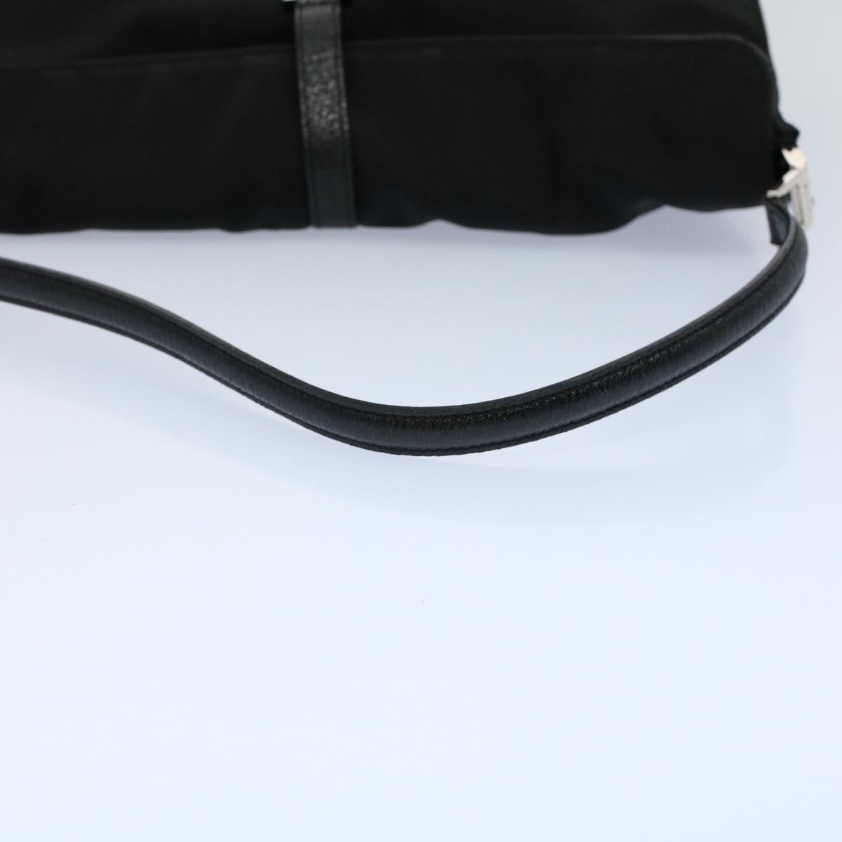 GUCCI Jackie Shoulder Bag Nylon Leather Black 001 3355 2123 Auth 54333