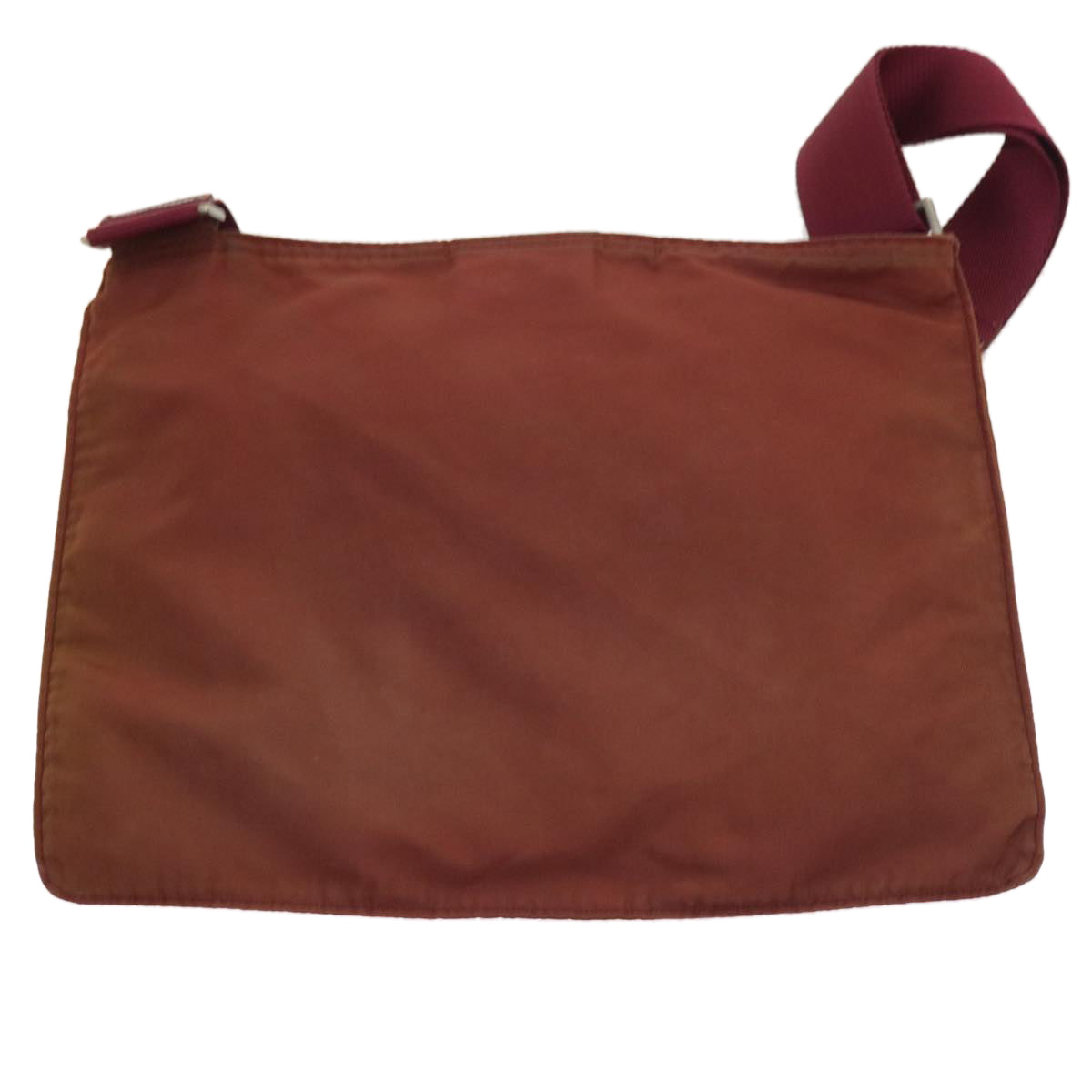PRADA Shoulder Bag Nylon Bordeaux Auth 54348 - 0