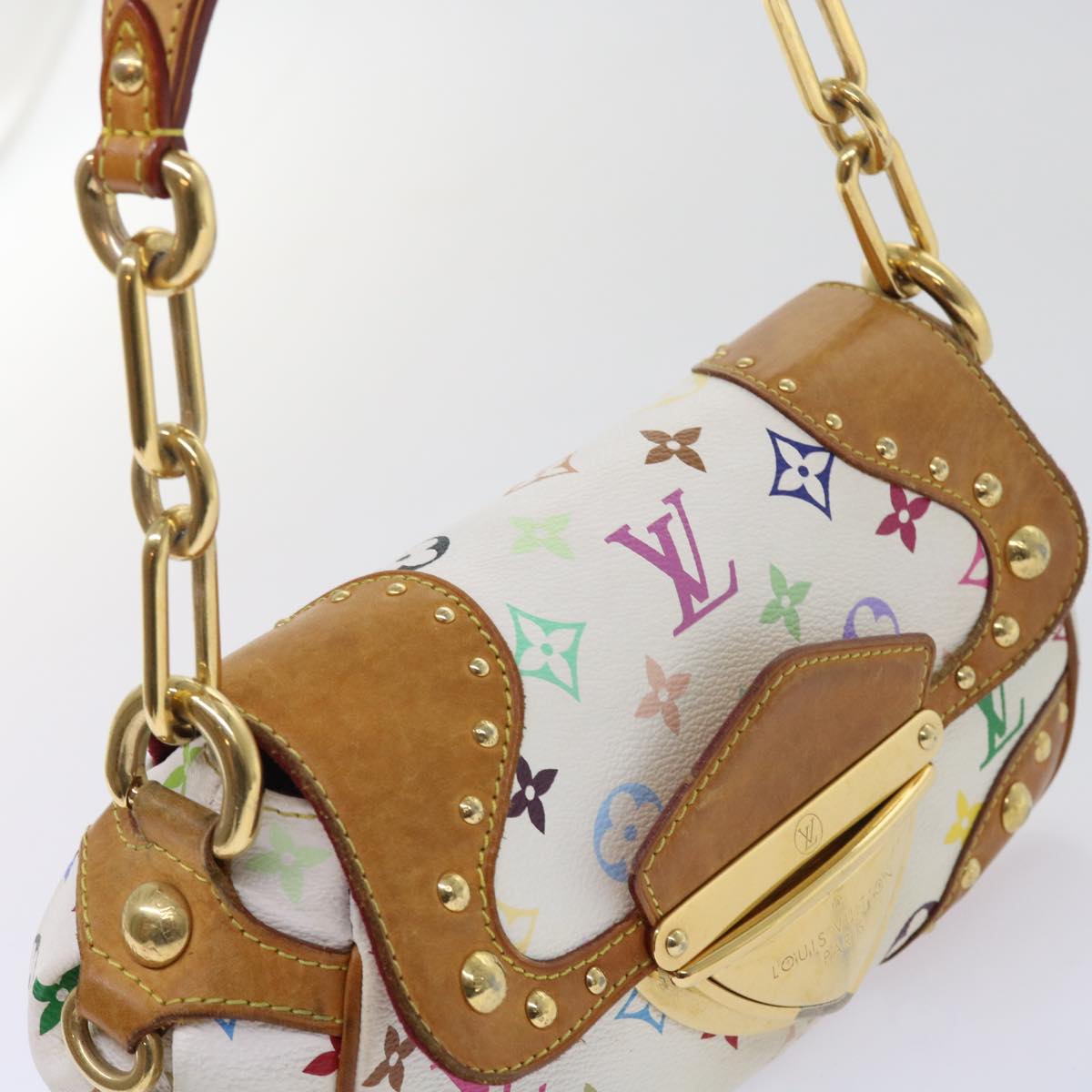 LOUIS VUITTON Monogram Multicolor Marilyn Shoulder Bag M40127 LV Auth 54367