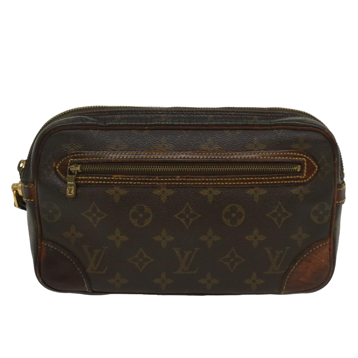 LOUIS VUITTON Monogram Marly Dragonne GM Clutch Bag M51825 LV Auth 54388 - 0