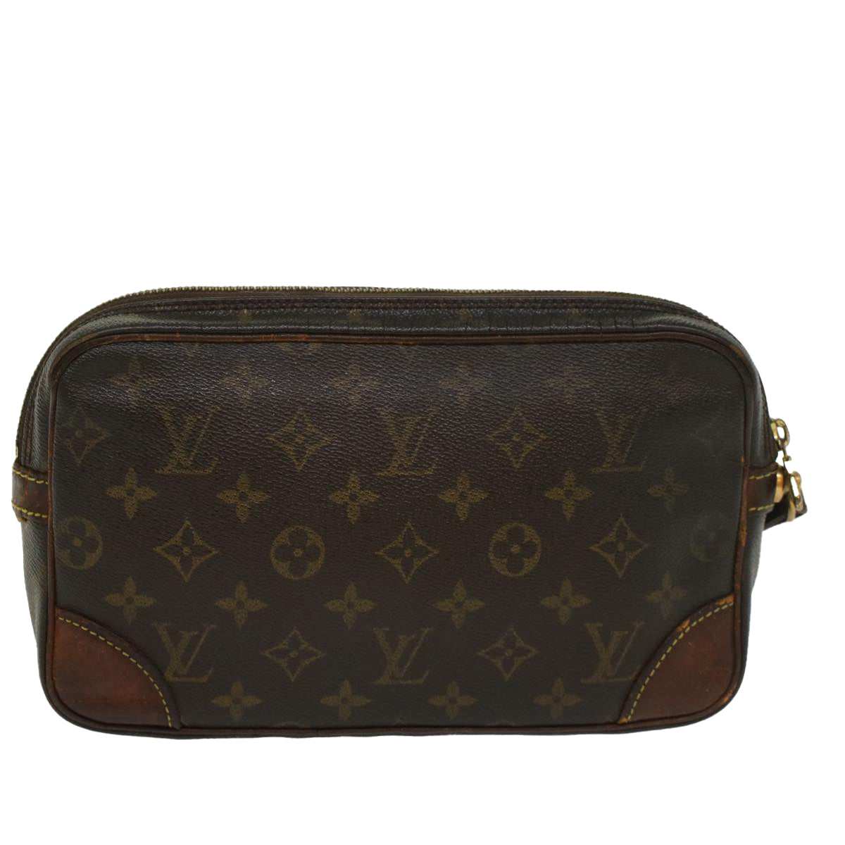 LOUIS VUITTON Monogram Marly Dragonne GM Clutch Bag M51825 LV Auth 54388