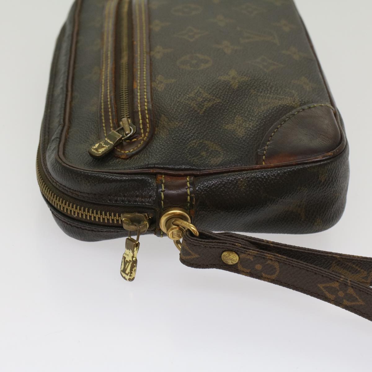 LOUIS VUITTON Monogram Marly Dragonne GM Clutch Bag M51825 LV Auth 54388