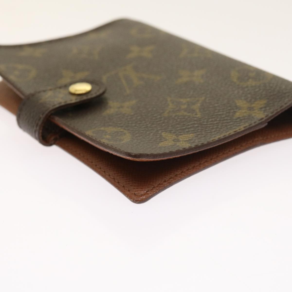 LOUIS VUITTON Monogram Agenda PM Day Planner Cover R20005 LV Auth 54391