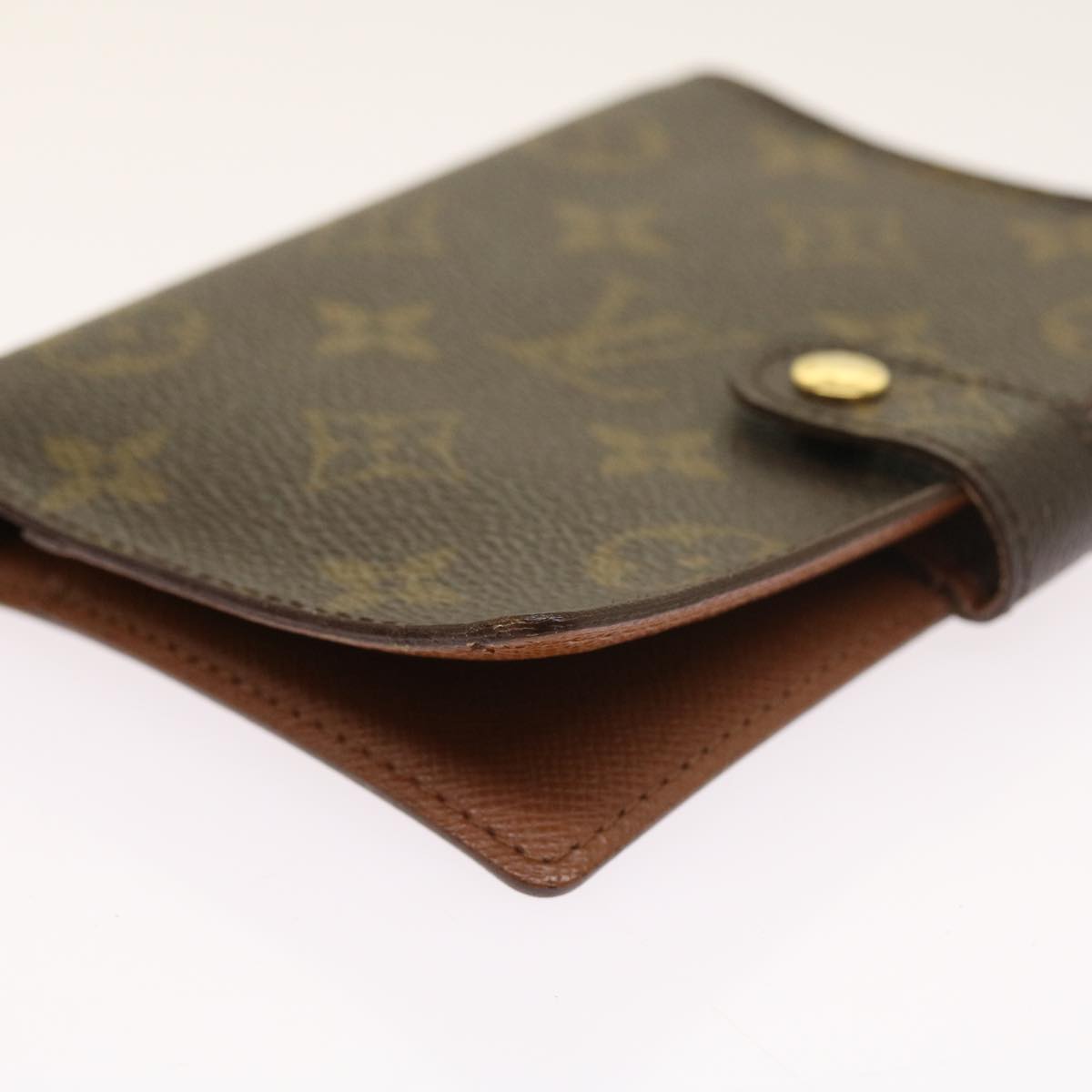 LOUIS VUITTON Monogram Agenda PM Day Planner Cover R20005 LV Auth 54391