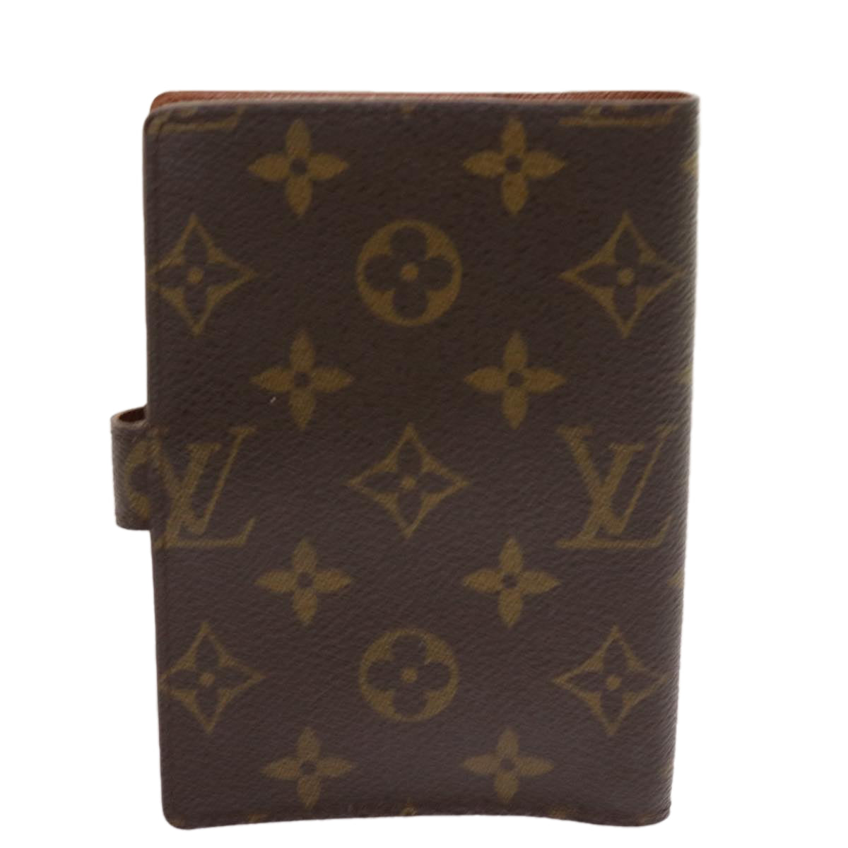 LOUIS VUITTON Monogram Agenda PM Day Planner Cover R20005 LV Auth 54391