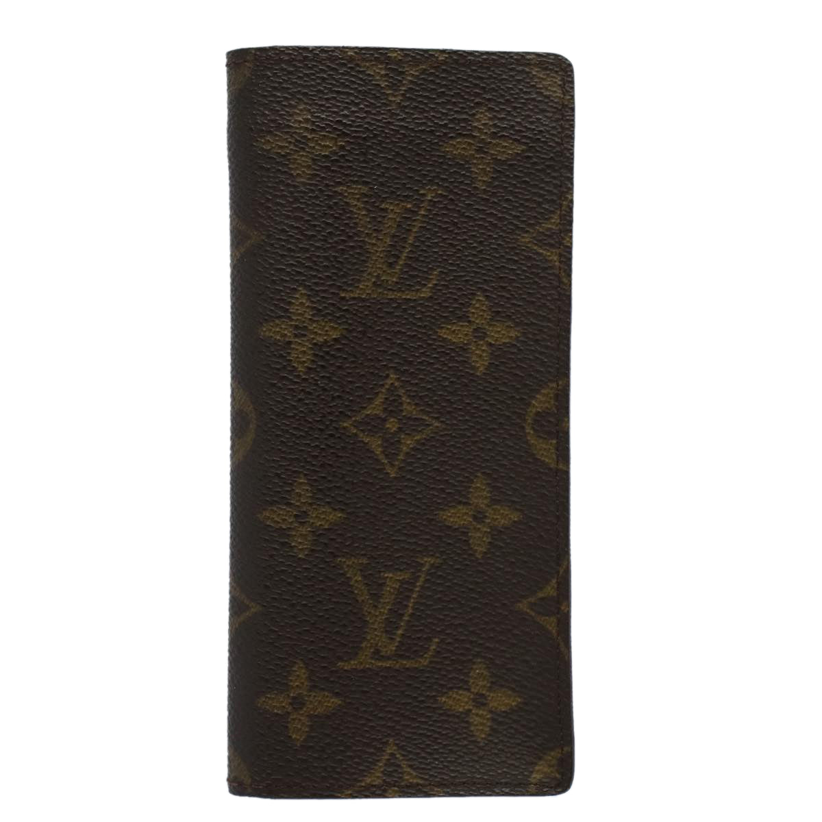 LOUIS VUITTON Monogram Etui A Lunettes Simple Glasses Case M62962 LV Auth 54398