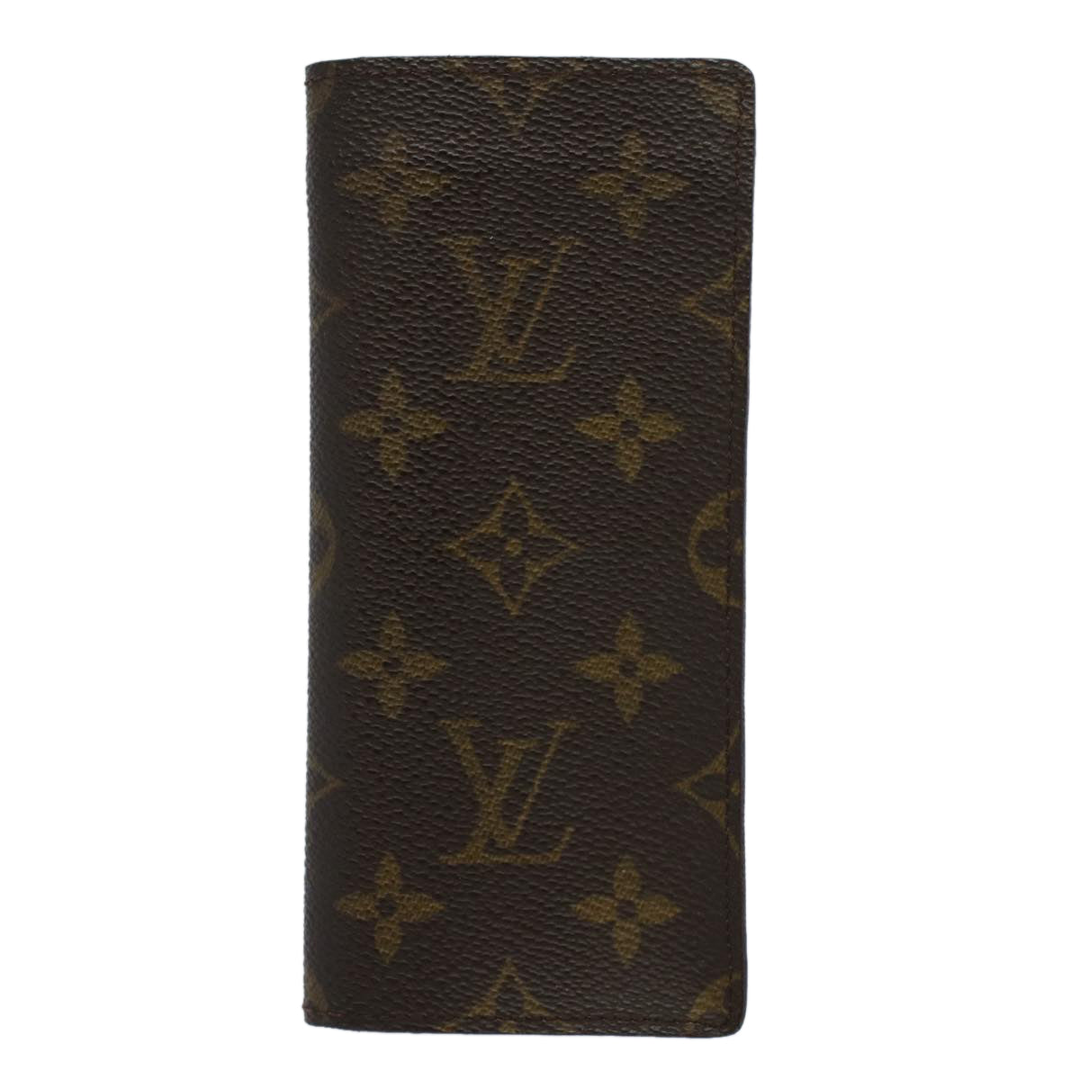 LOUIS VUITTON Monogram Etui A Lunettes Simple Glasses Case M62962 LV Auth 54398