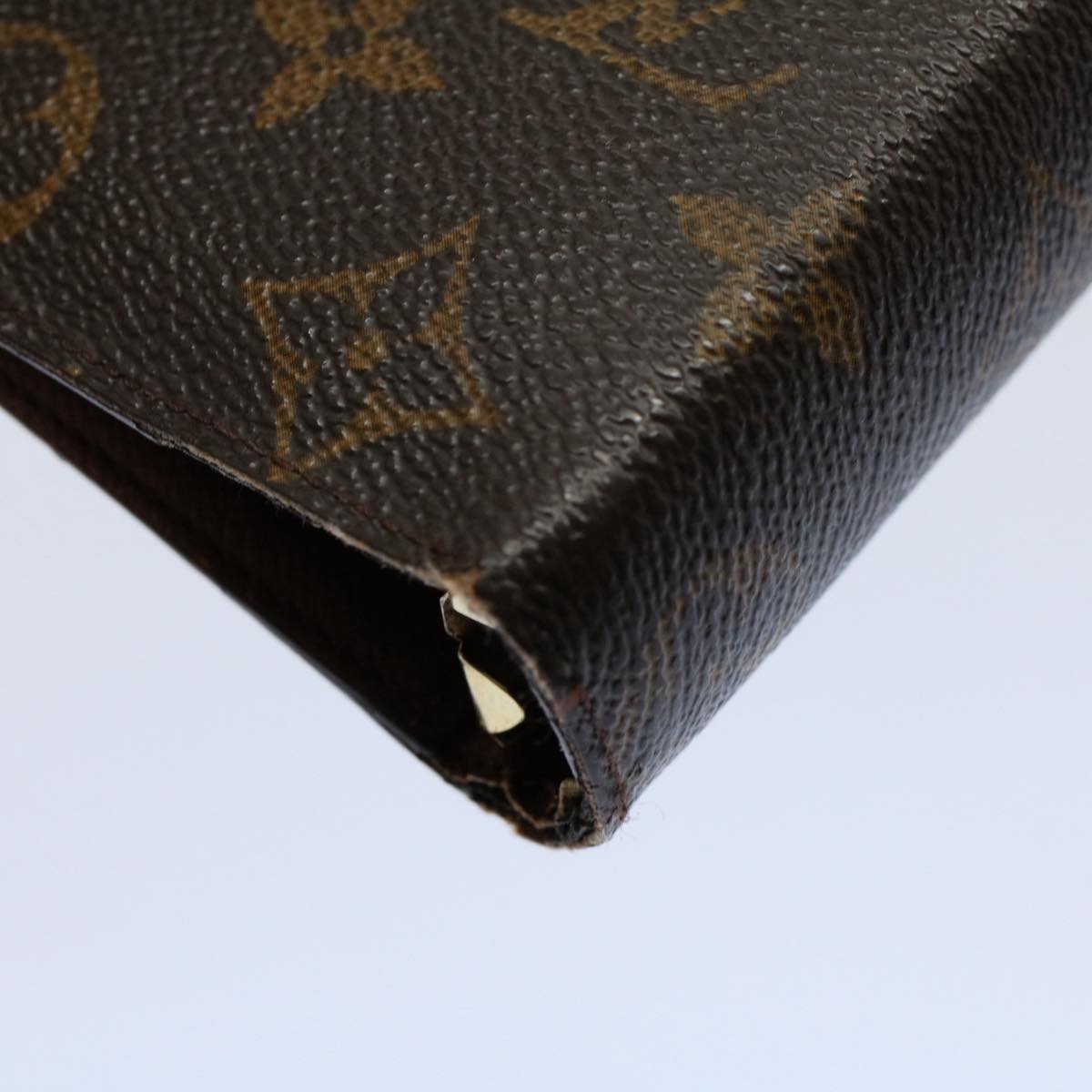 LOUIS VUITTON Monogram Agenda MM Day Planner Cover R20105 LV Auth 54410