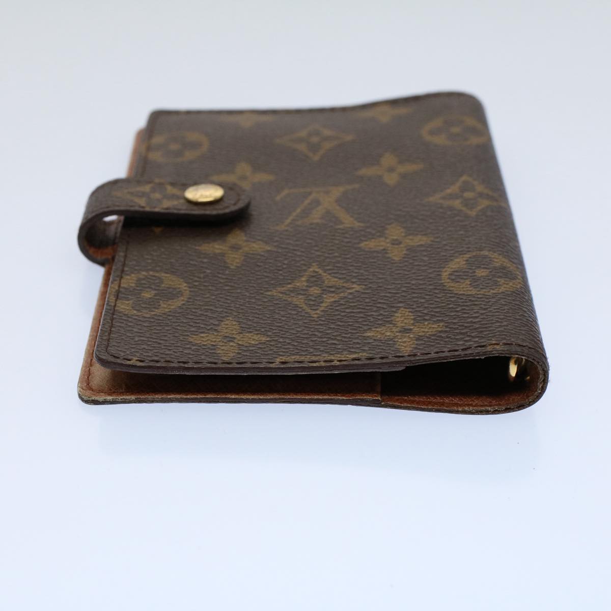 LOUIS VUITTON Monogram Agenda PM Day Planner Cover R20005 LV Auth 54411