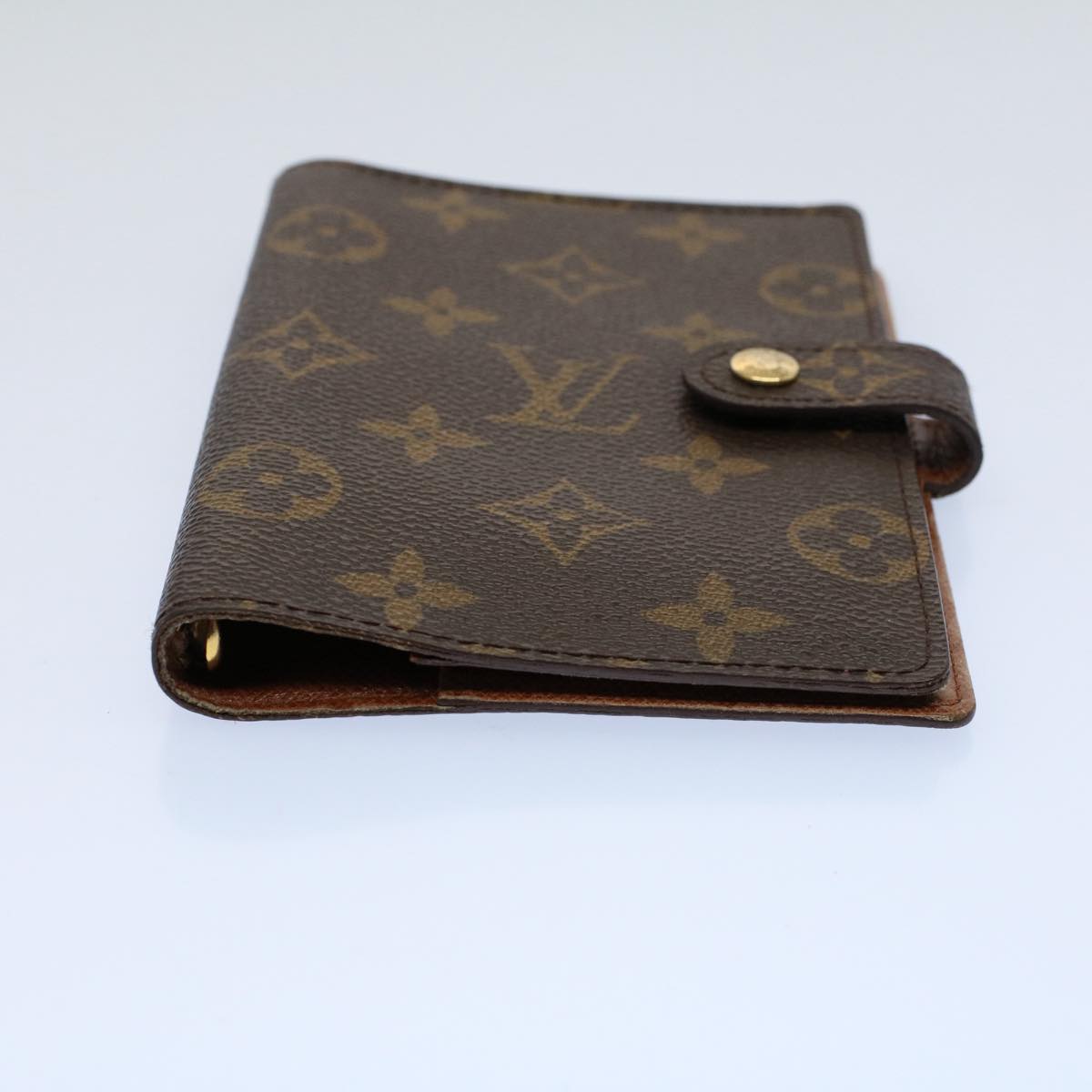 LOUIS VUITTON Monogram Agenda PM Day Planner Cover R20005 LV Auth 54411