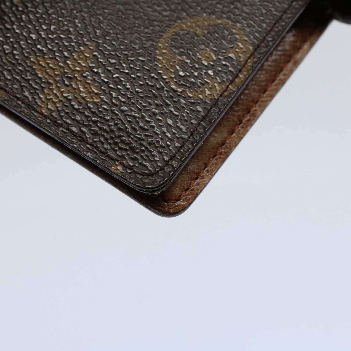 LOUIS VUITTON Monogram Agenda PM Day Planner Cover R20005 LV Auth 54411