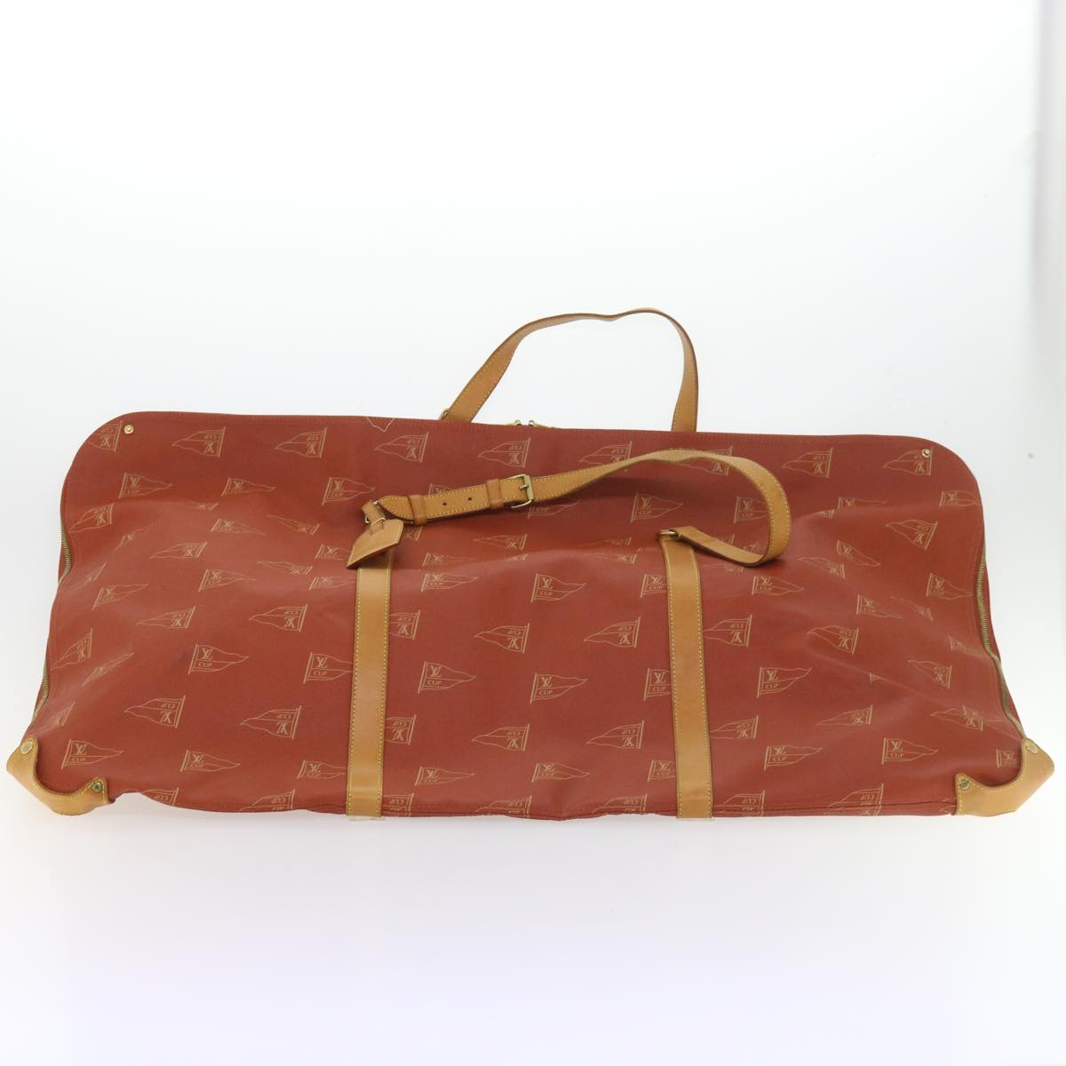 LOUIS VUITTON LV Cup Garment Cover Red Aboganie LV Auth 54415