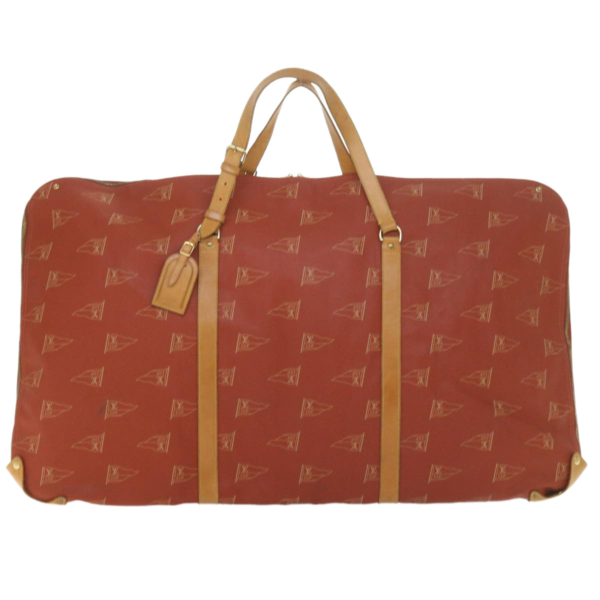 LOUIS VUITTON LV Cup Garment Cover Red Aboganie LV Auth 54415