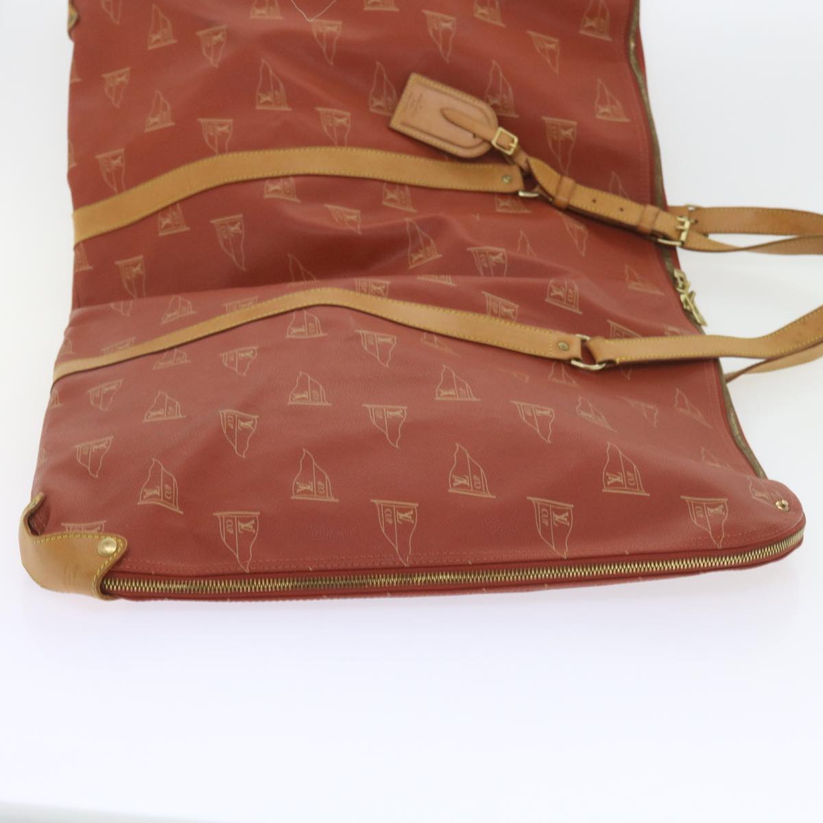 LOUIS VUITTON LV Cup Garment Cover Red Aboganie LV Auth 54415