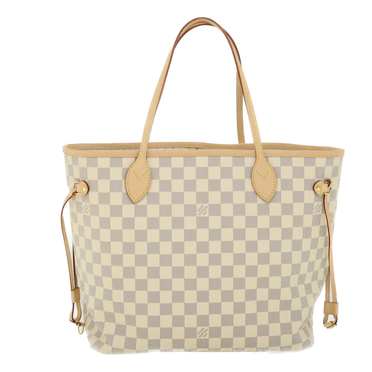 LOUIS VUITTON Damier Azur Neverfull MM Tote Bag N41605 LV Auth 54444A - 0