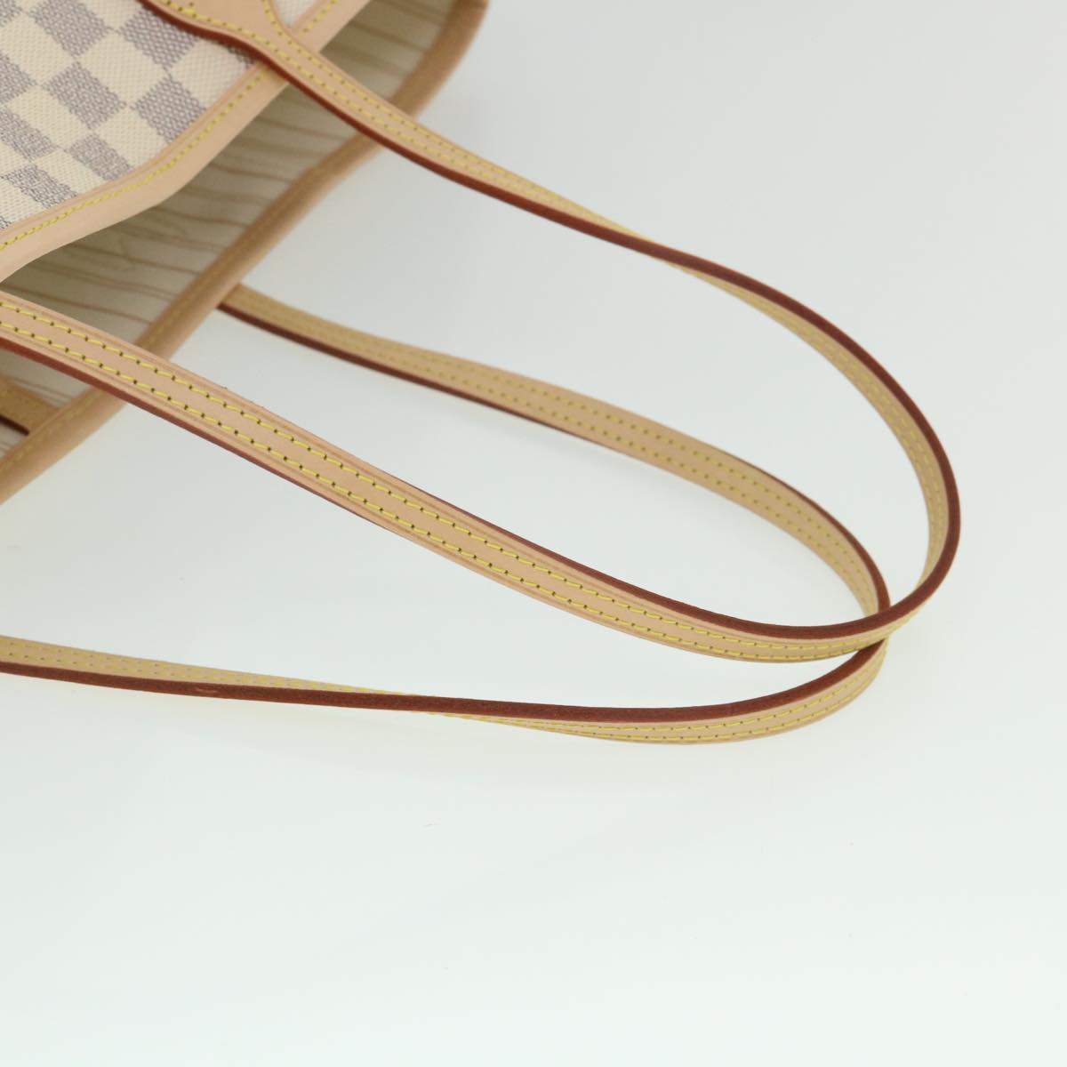 LOUIS VUITTON Damier Azur Neverfull MM Tote Bag N41605 LV Auth 54444A