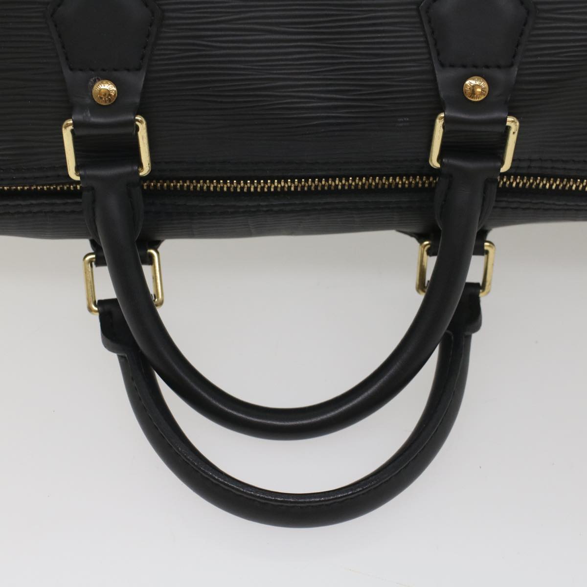 LOUIS VUITTON Epi Speedy 30 Hand Bag Noir Black M43002 LV Auth 54494