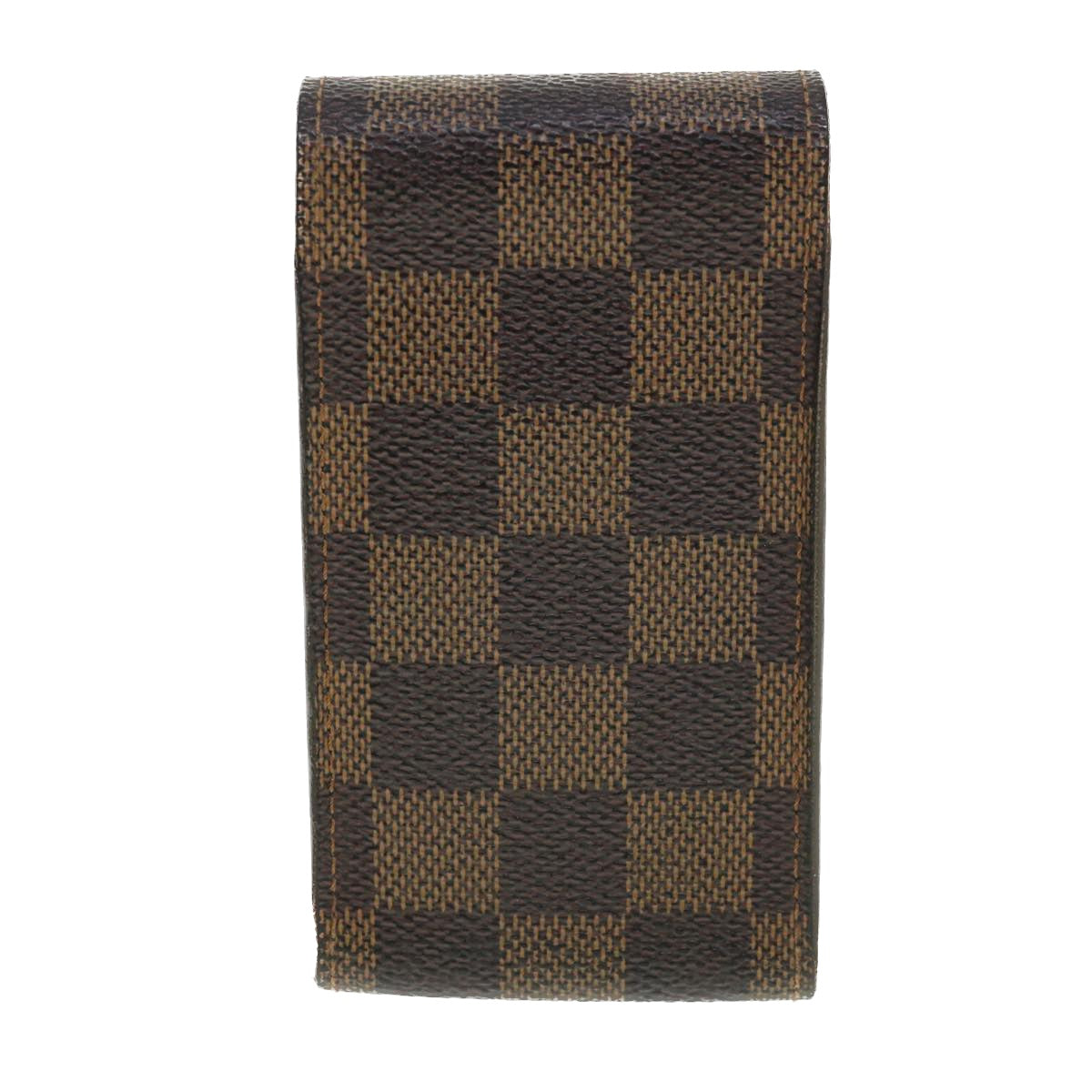 LOUIS VUITTON Damier Ebene Etui Cigarette Case N63024 LV Auth 54527 - 0