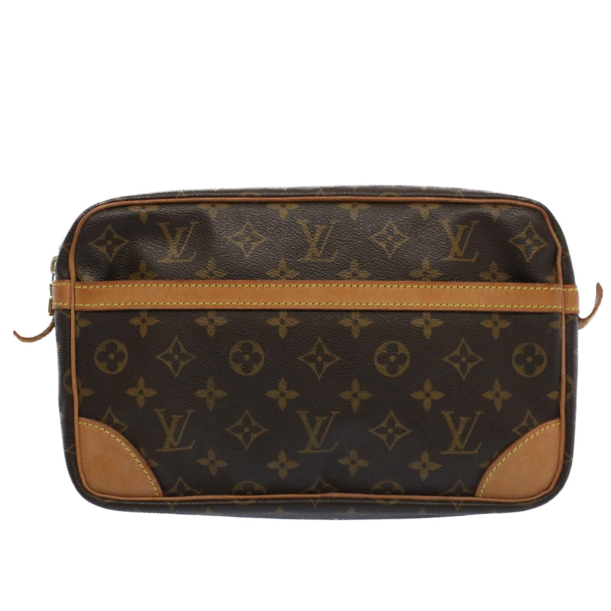 LOUIS VUITTON Monogram Compiegne 28 Clutch Bag M51845 LV Auth 54529 - 0