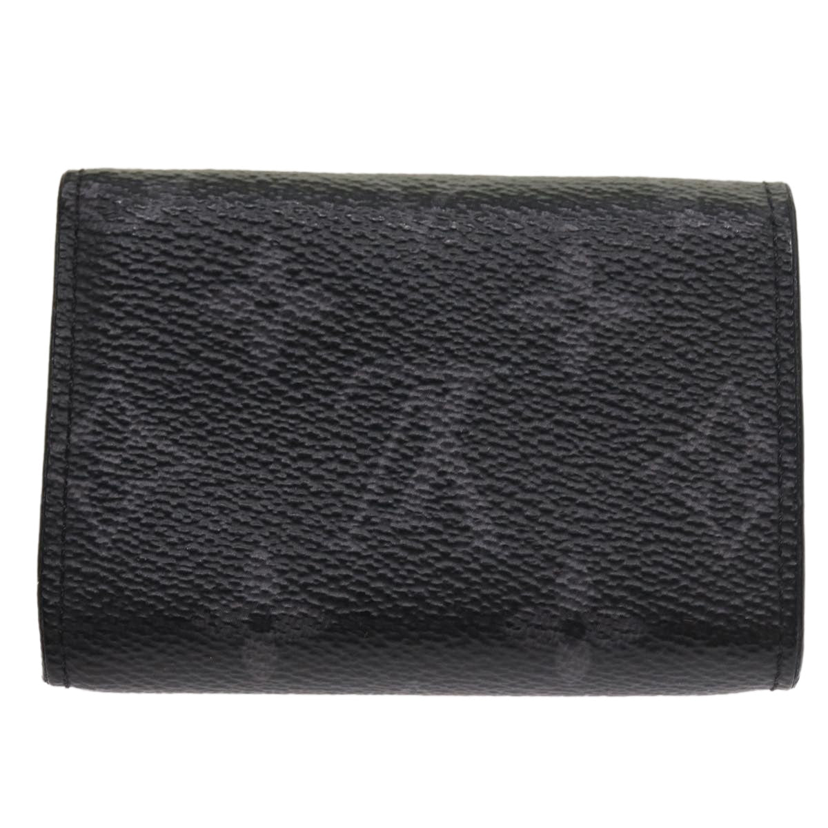 LOUIS VUITTON Monogram Eclipse Discovery Compact Wallet M67630 LV Auth 54538 - 0