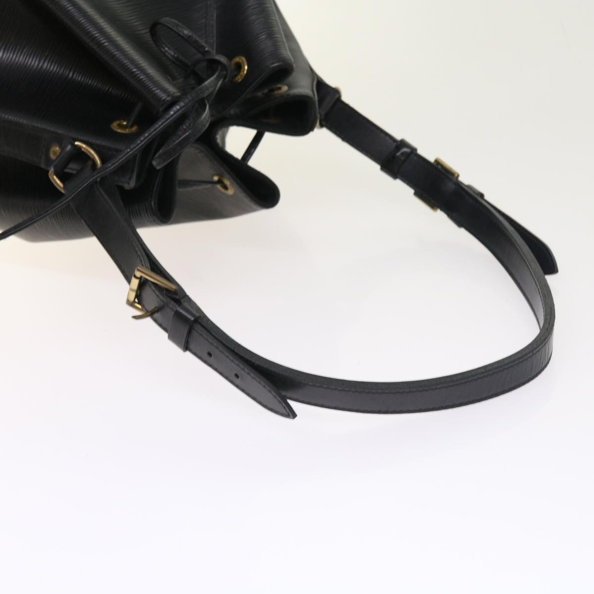 LOUIS VUITTON Epi Noe Shoulder Bag Black M44002 LV Auth 54539