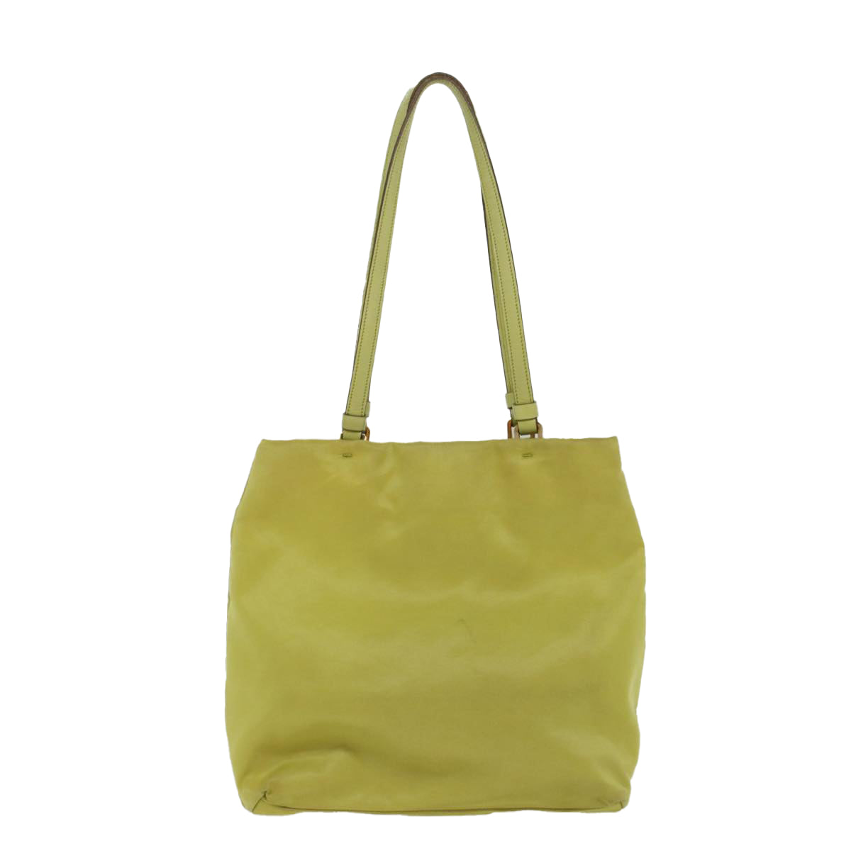 PRADA Tote Bag Nylon Green Auth 54551