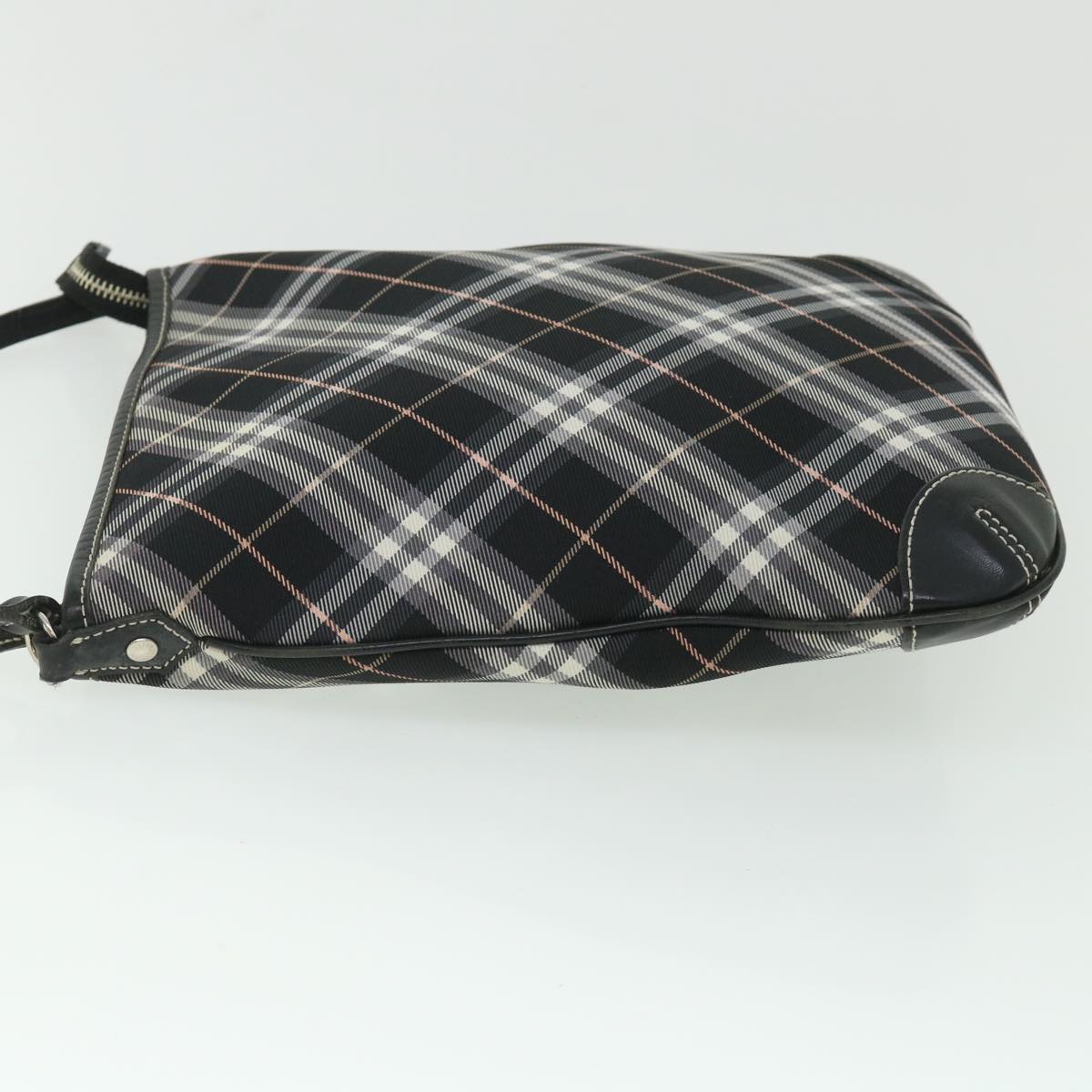 BURBERRY Nova Check Shoulder Bag Black Auth 54553