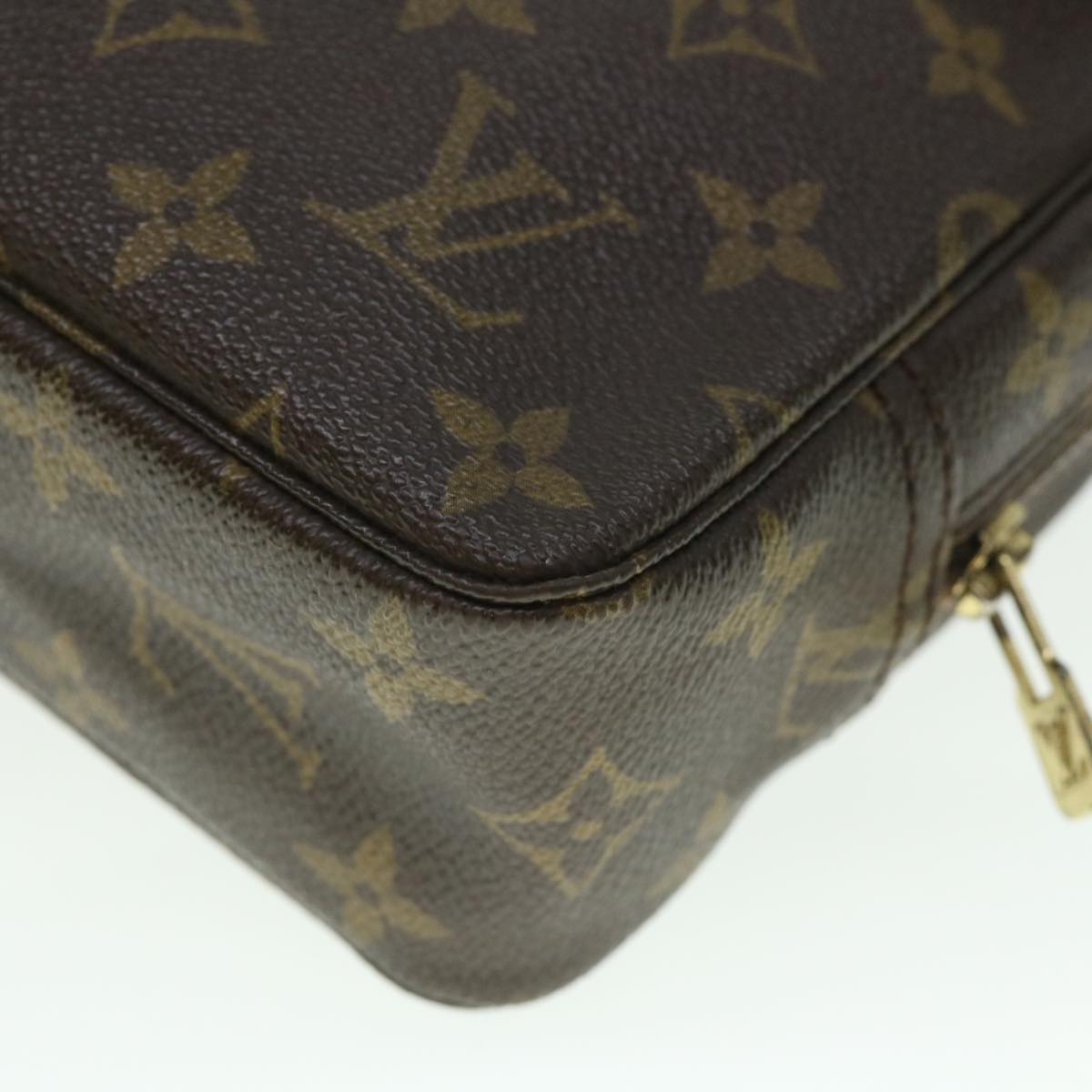 LOUIS VUITTON Monogram Trousse Toilette 23 Clutch Bag M47524 LV Auth 54558