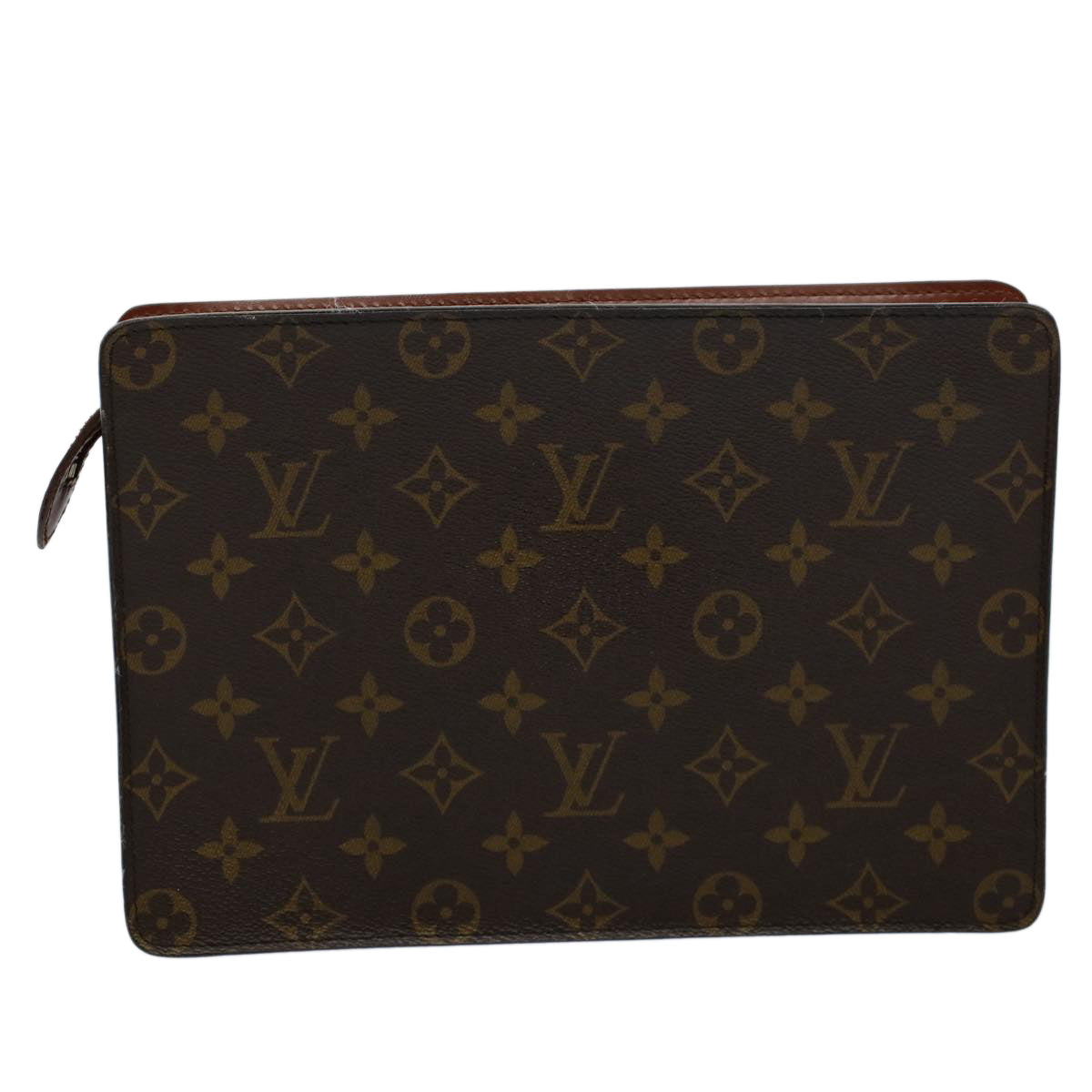 LOUIS VUITTON Monogram Pochette Homme Clutch Bag M51795 LV Auth 54575