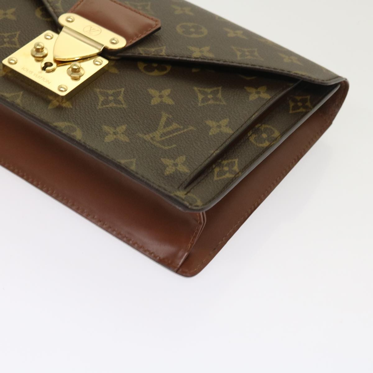 LOUIS VUITTON Monogram Serie Dragonne Hand Bag SPO M50210 LV Auth 54577A