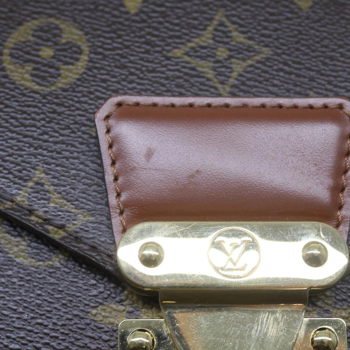 LOUIS VUITTON Monogram Serie Dragonne Hand Bag SPO M50210 LV Auth 54577A