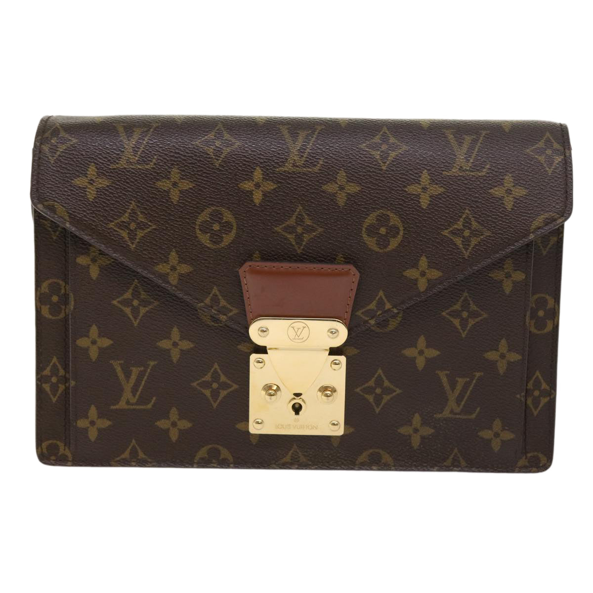 LOUIS VUITTON Monogram Serie Dragonne Hand Bag SPO M50210 LV Auth 54577A