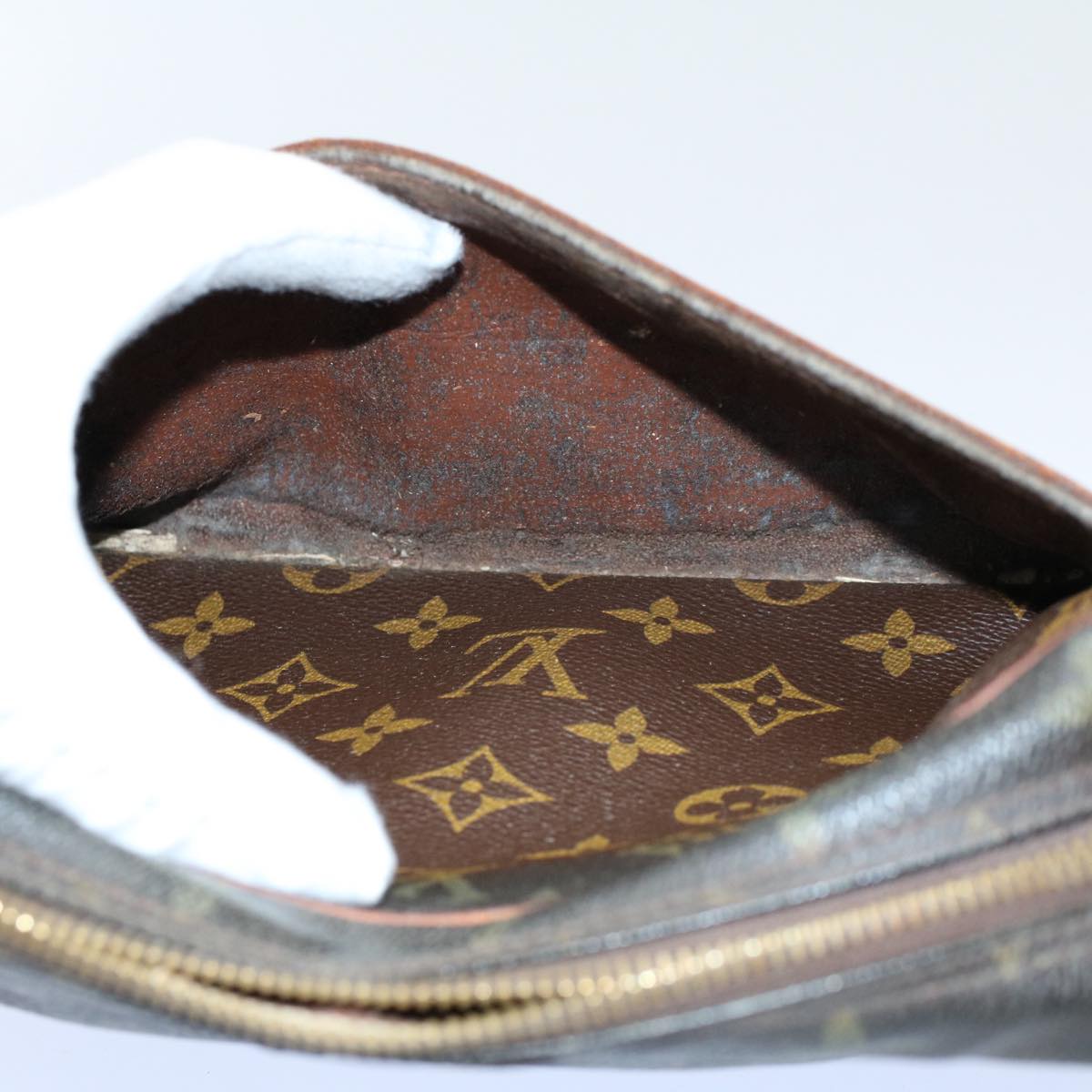 LOUIS VUITTON Monogram Compiegne 23 Clutch Bag M51847 LV Auth 54584