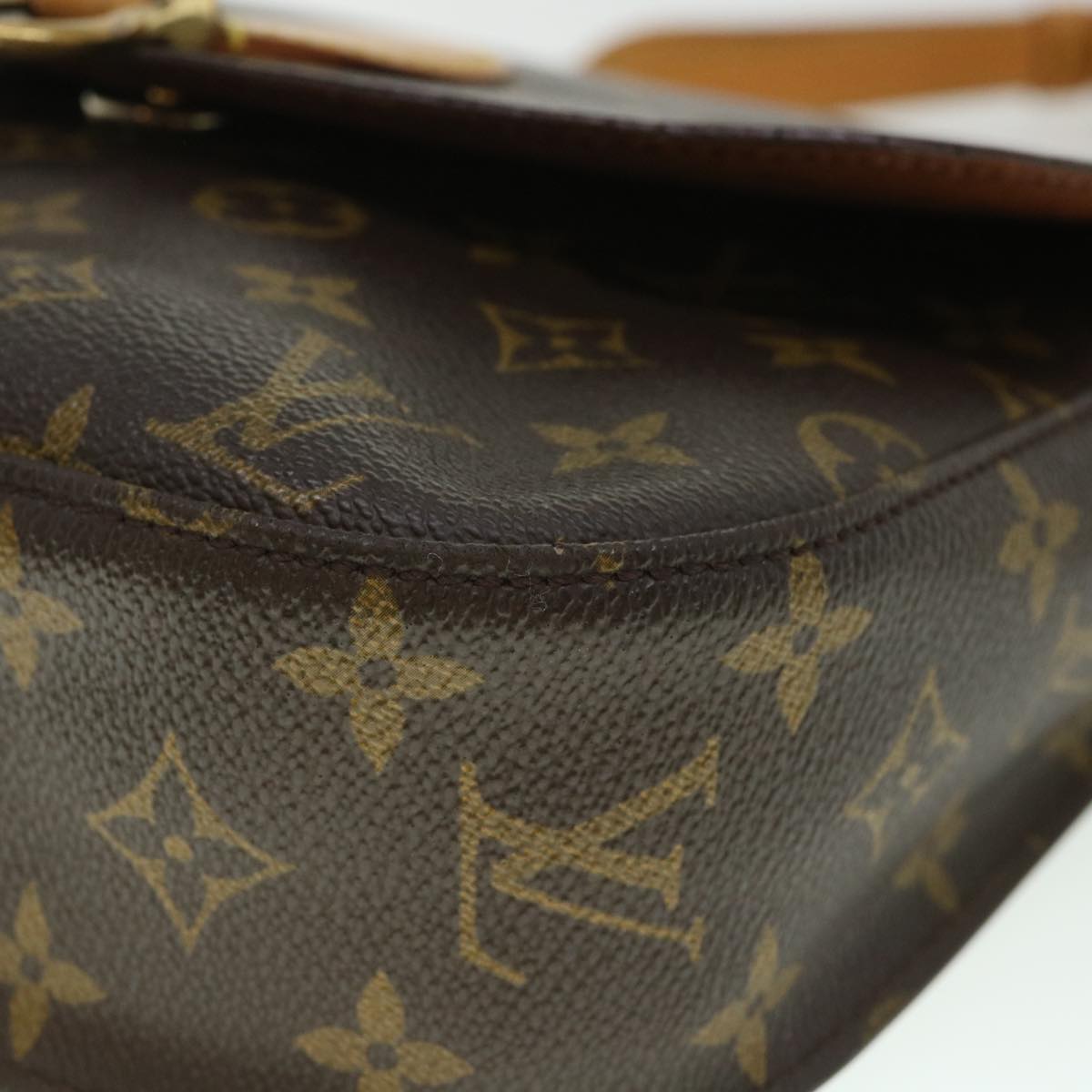 LOUIS VUITTON Monogram Saint Cloud GM Shoulder Bag M51242 LV Auth 54585